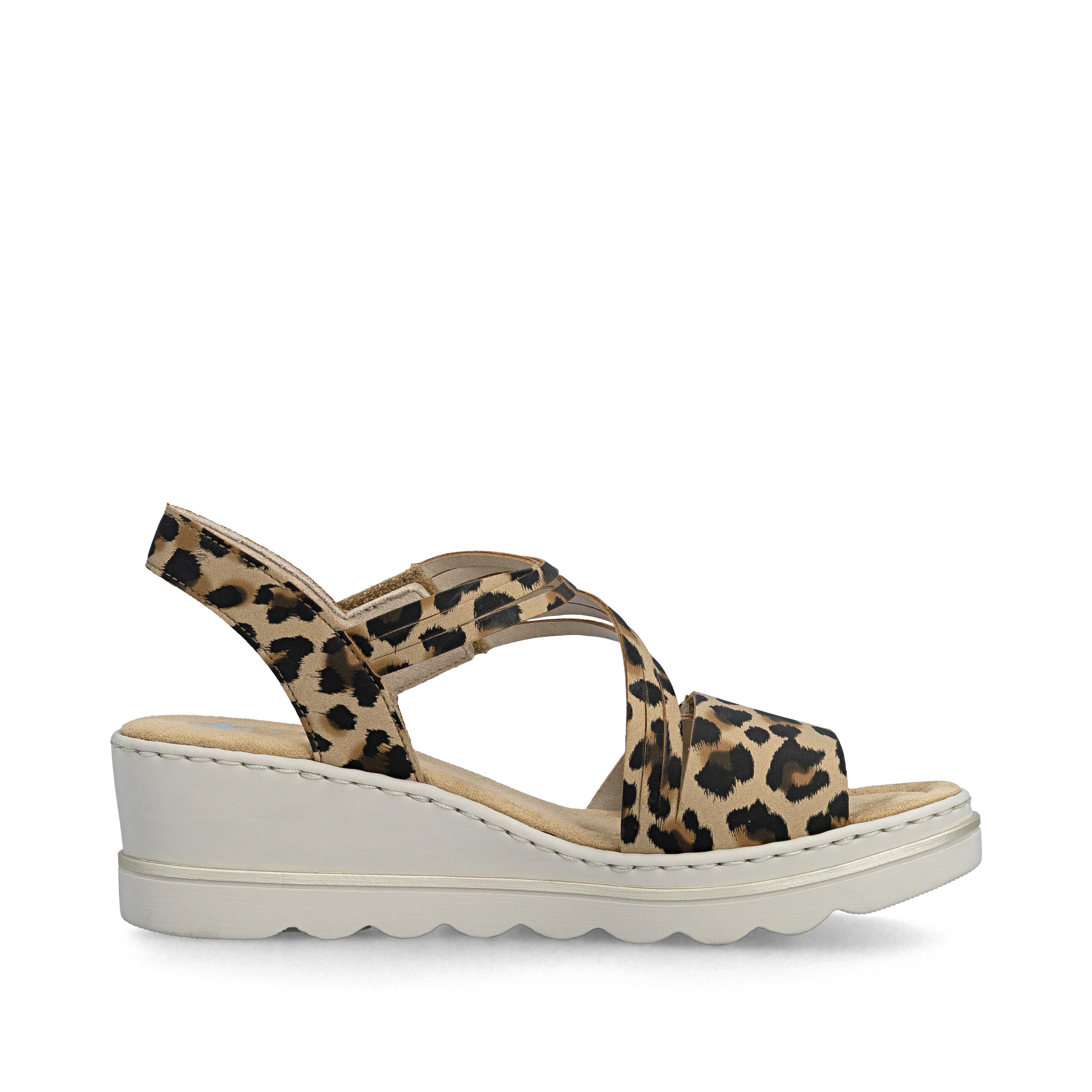 Rieker Women's Wedge Sandal - Multi | 67410-90 - Image 4