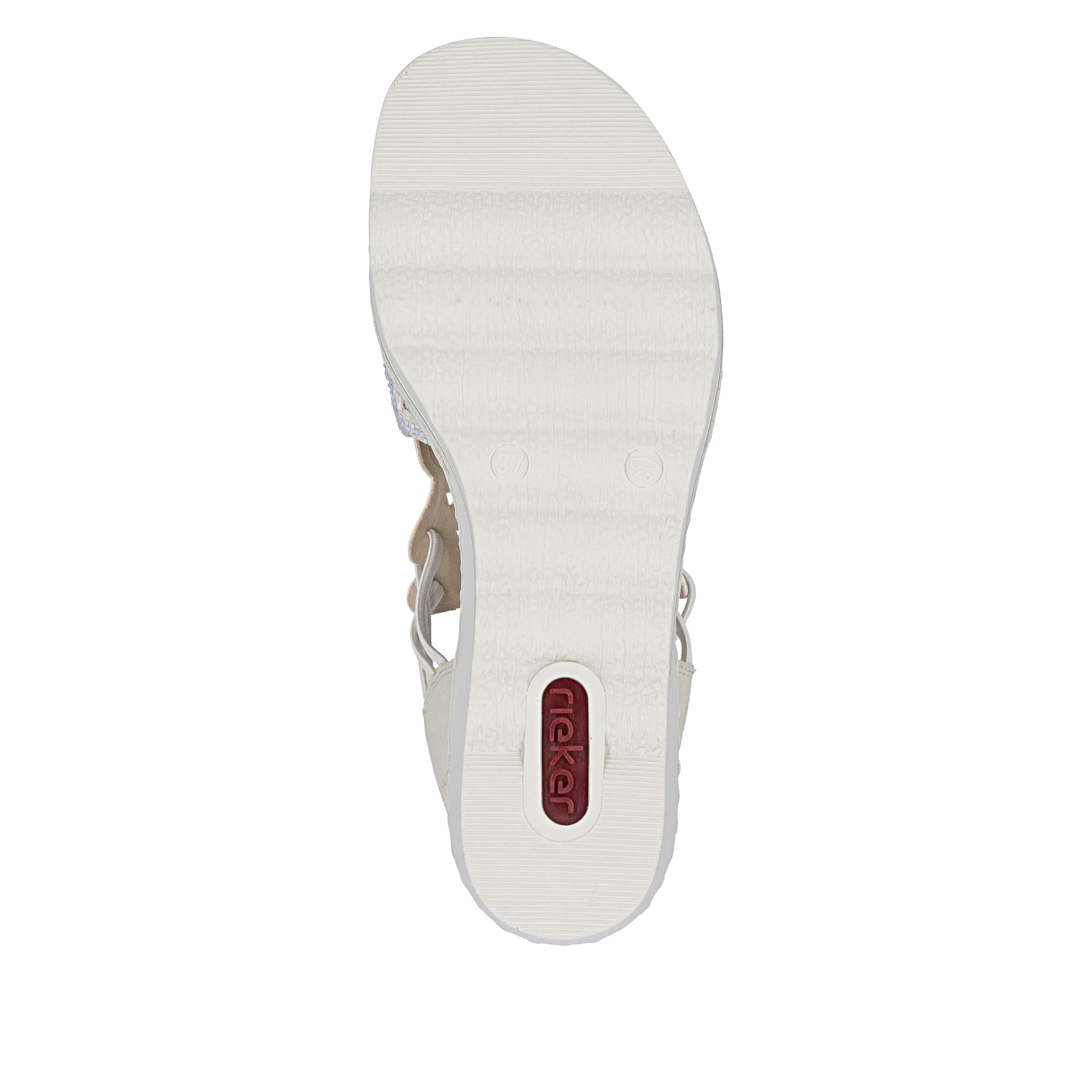 Rieker Women's Wedge Sandal - Beige | 67465-62 - Image 14