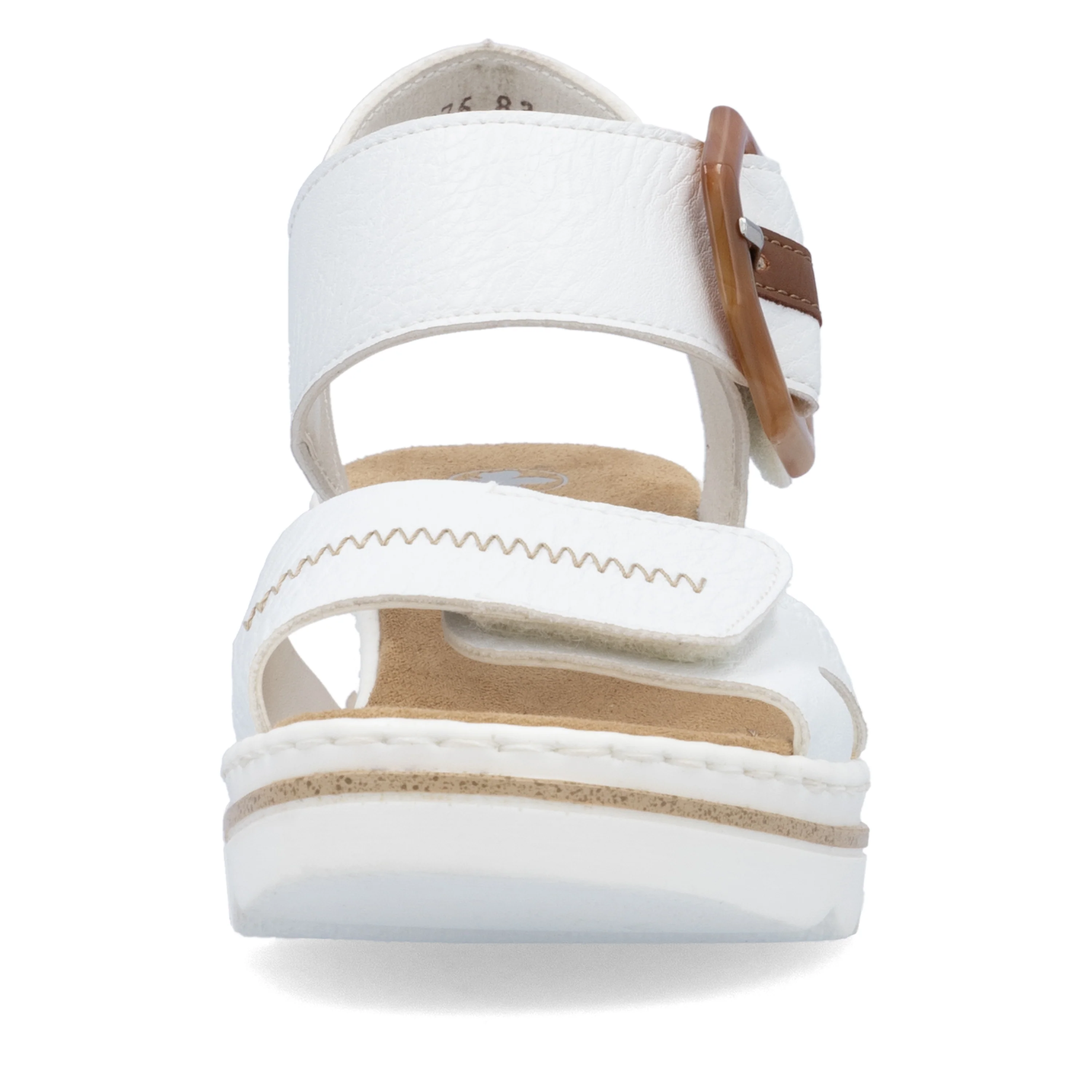 Rieker Women's Wedge Sandal - White | 67476-83 - Image 6