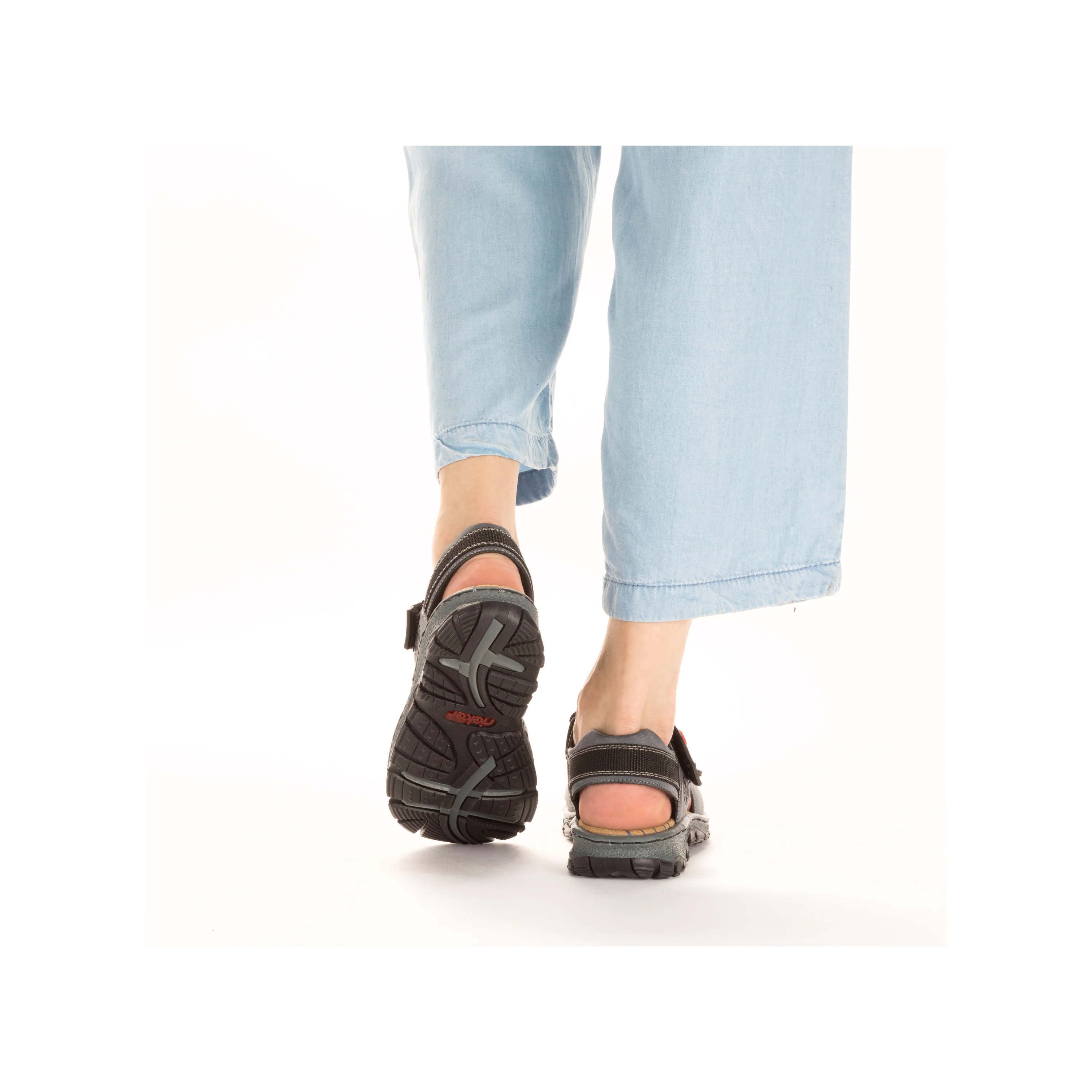 Rieker Women's Walking Sandal - Blue | 68851-14 - Image 13