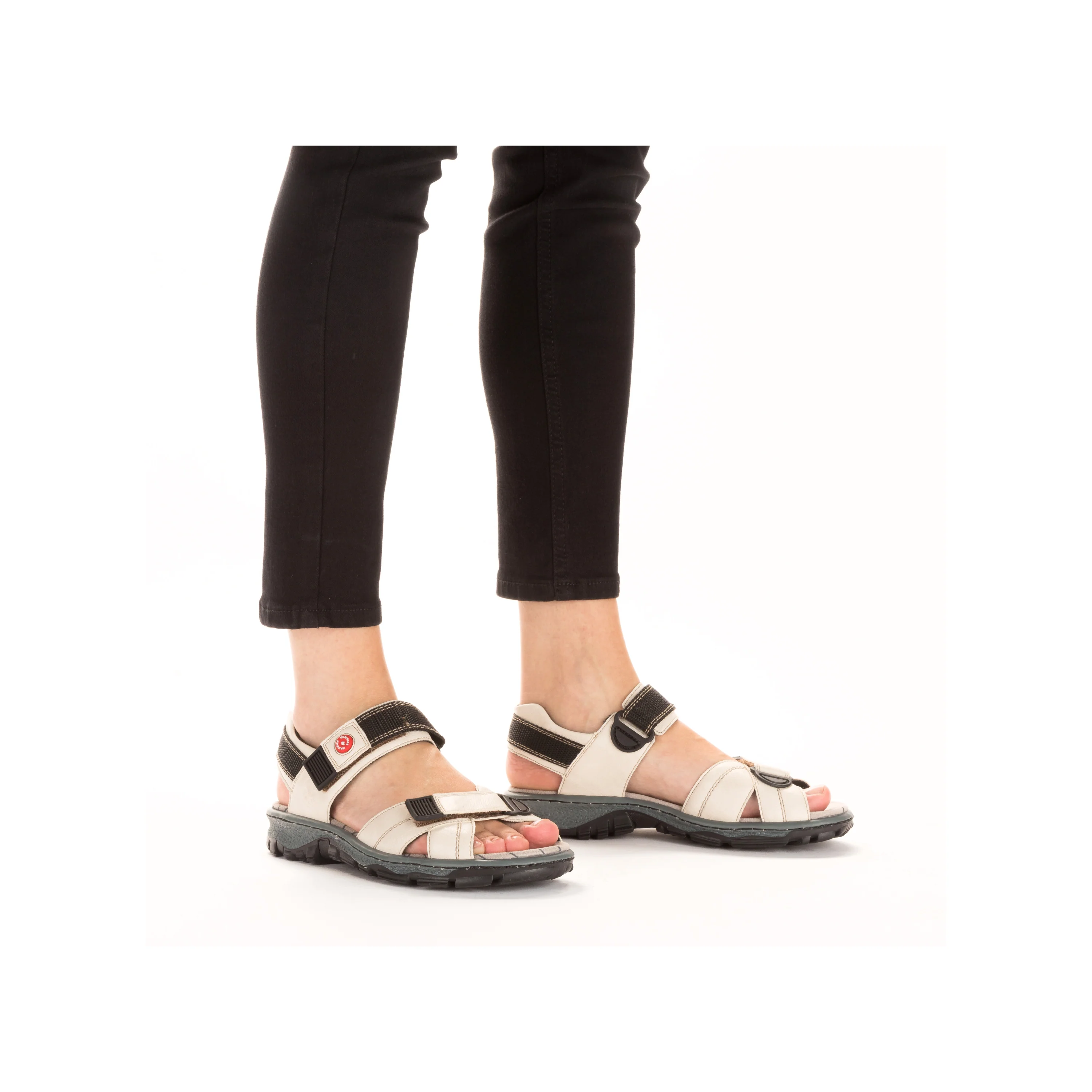 Rieker Women's Walking Sandal - White | 68851-80 - Image 10