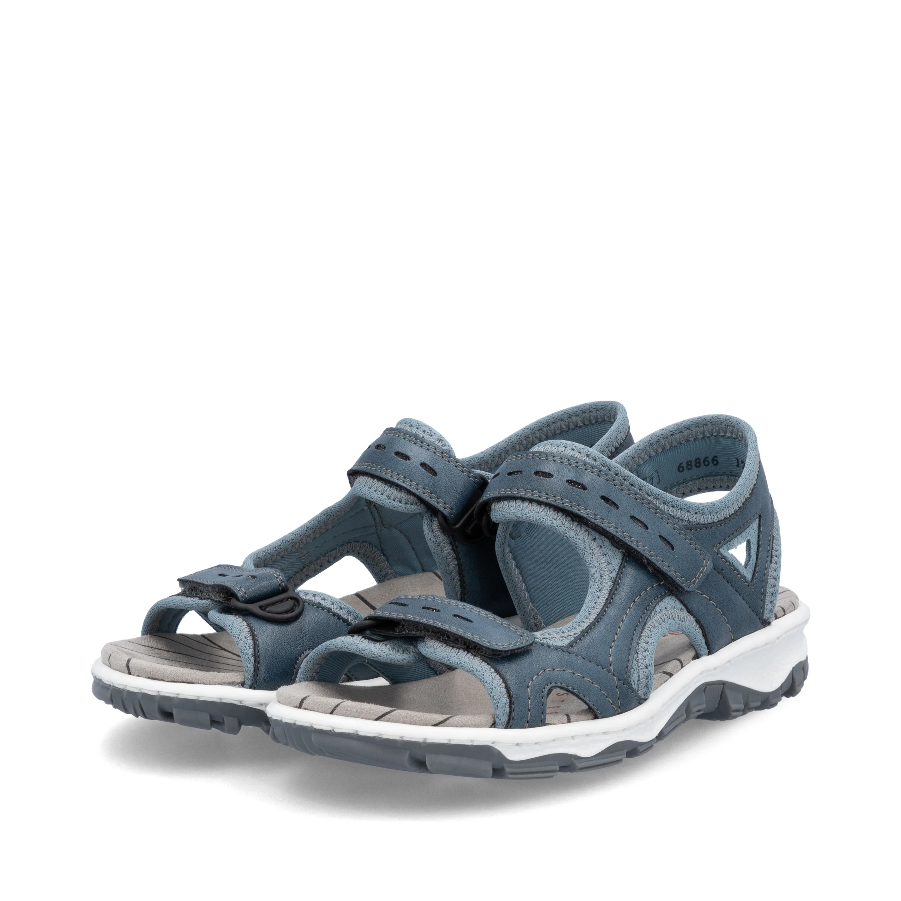 Rieker Women's Walking Sandal - Blue | 68866-12 - Image 16