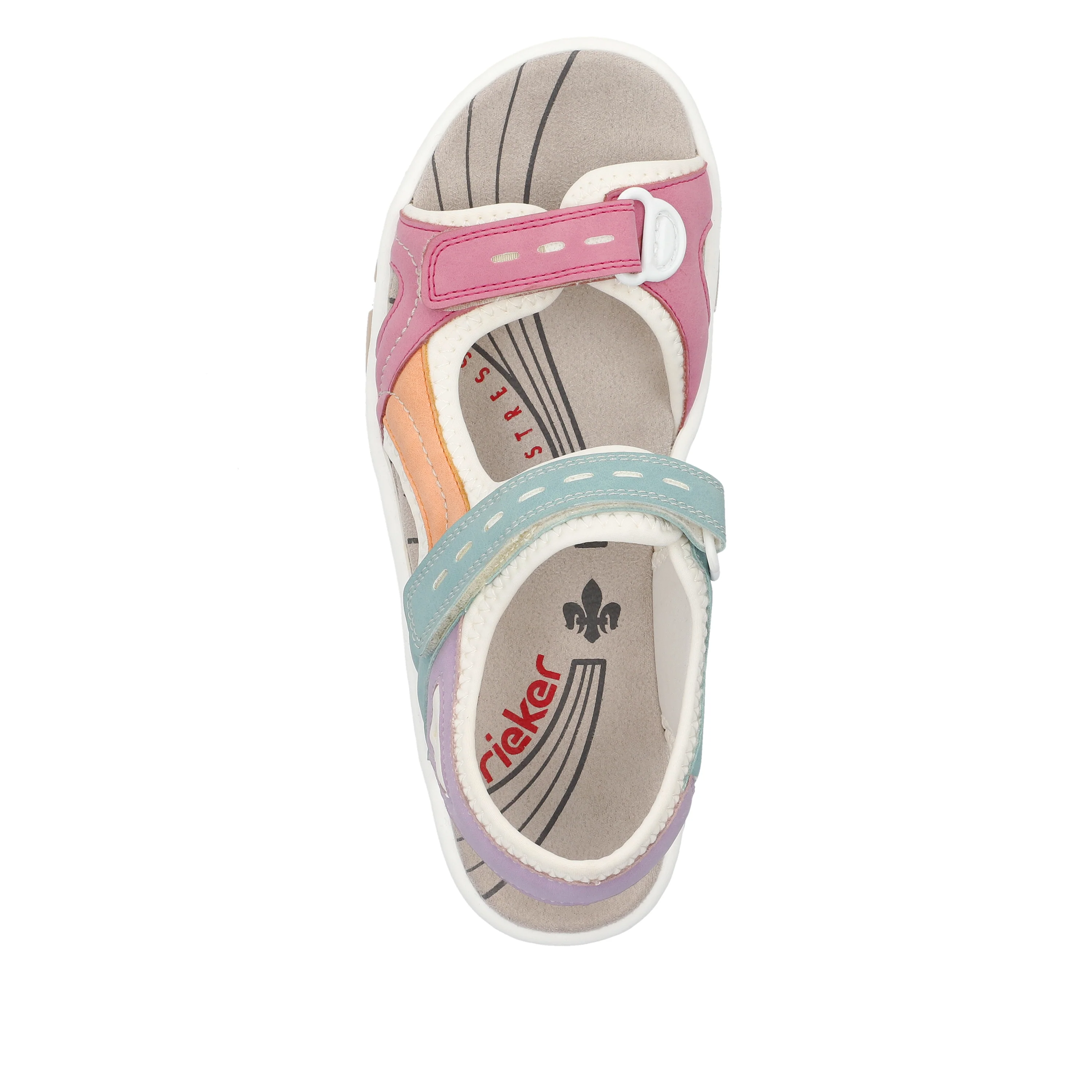 Rieker Women's Walking Sandal - Multi | 68866-92 - Image 4