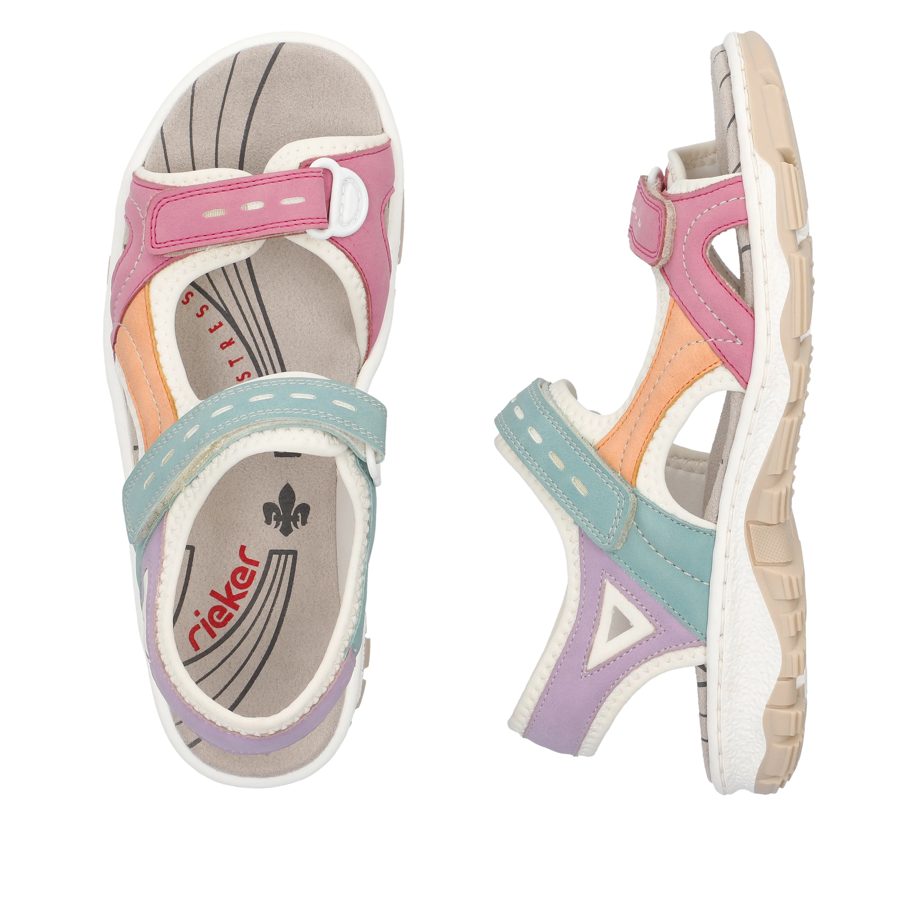 Rieker Women's Walking Sandal - Multi | 68866-92 - Image 9