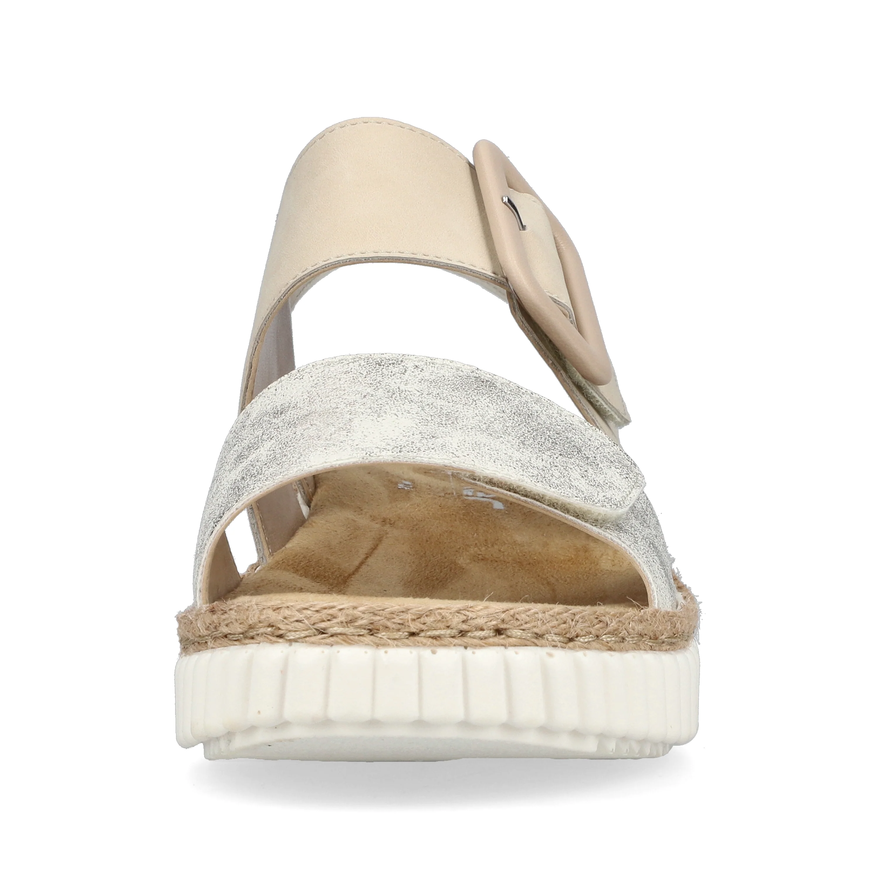 Rieker Women's Wedge Sandal - Beige | 69260-60 - Image 6