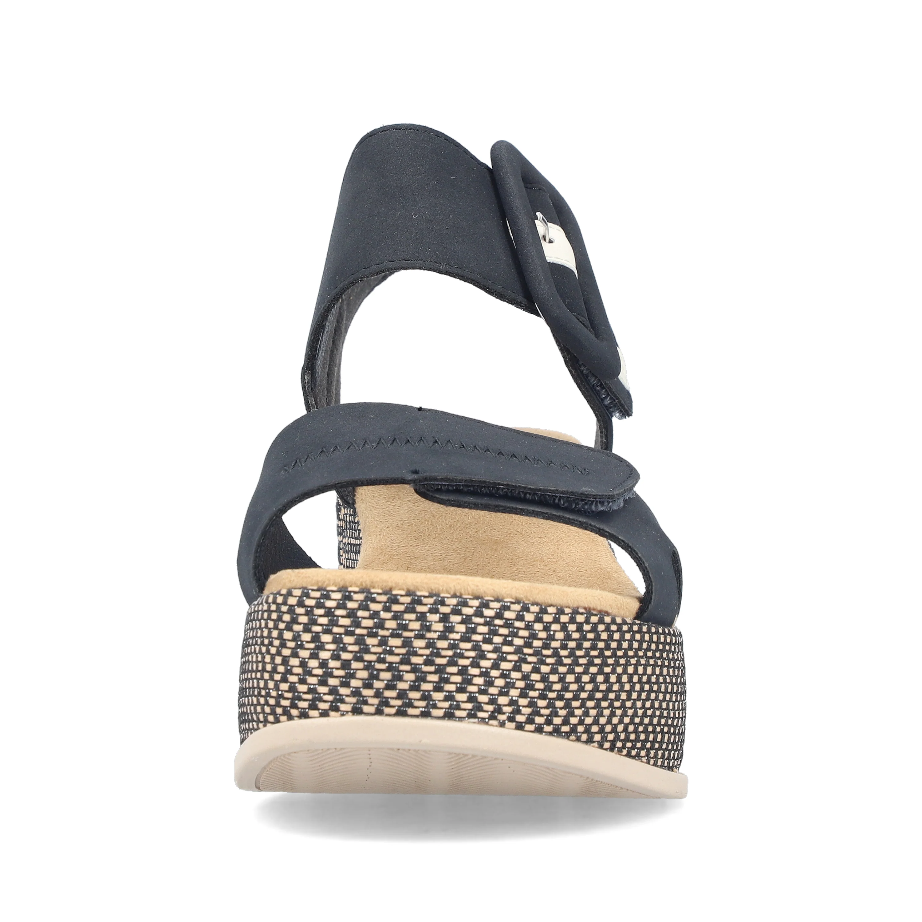 Rieker Women's Wedge Sandal - Blue | 69450-14 - Image 12