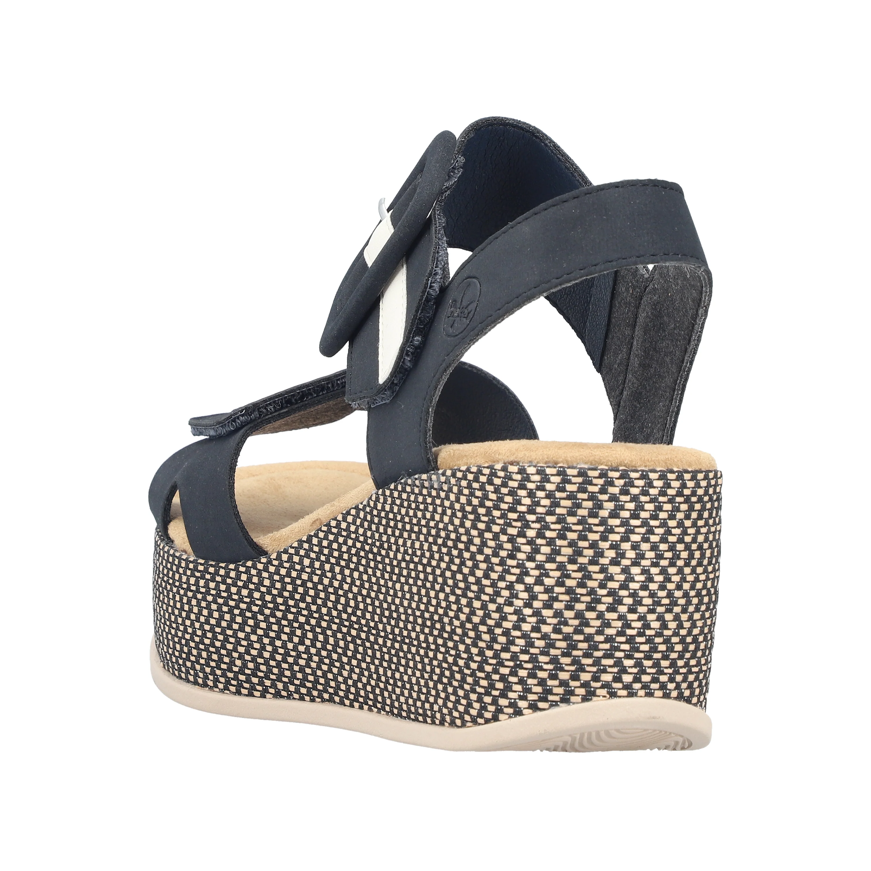 Rieker Women's Wedge Sandal - Blue | 69450-14 - Image 5