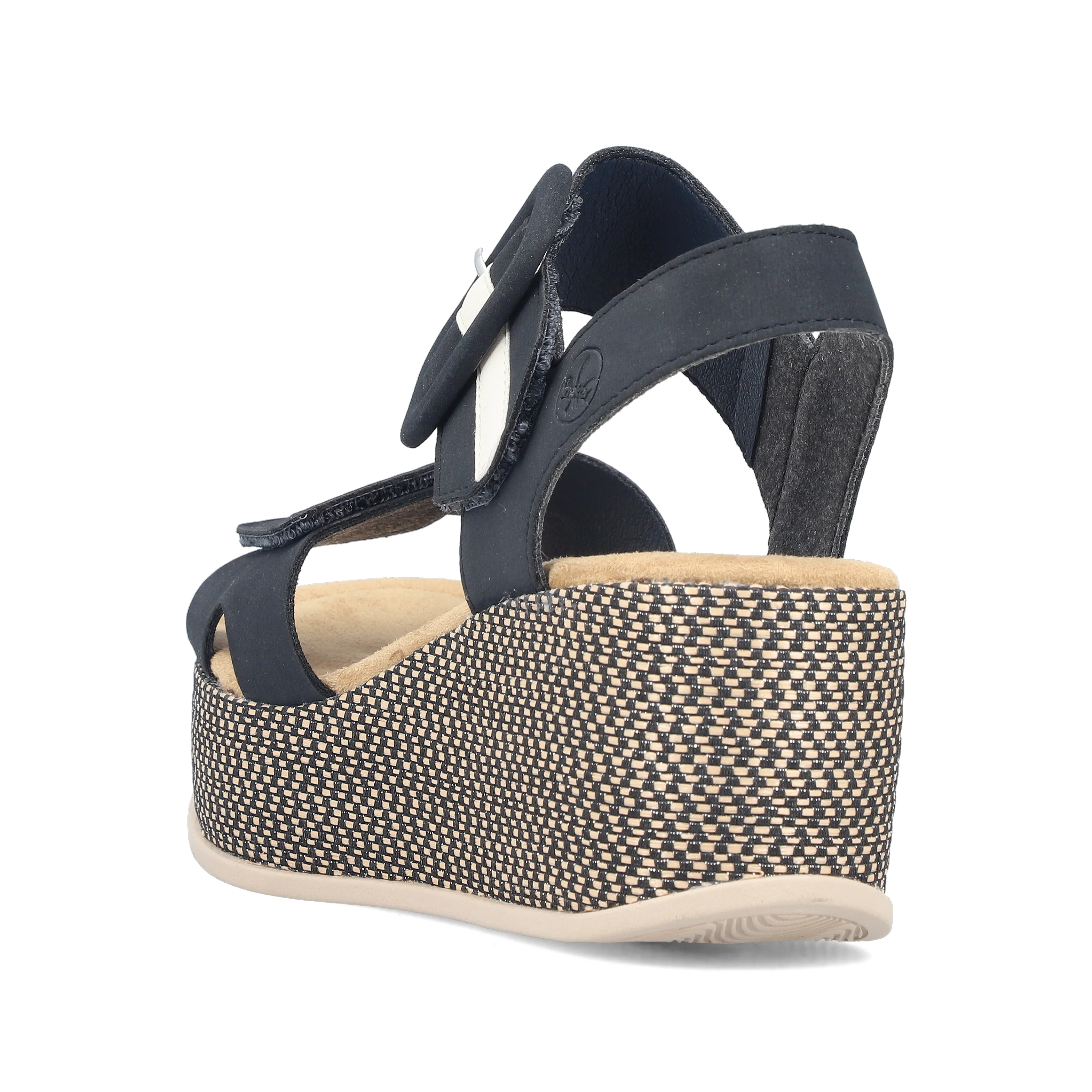 Rieker Women's Wedge Sandal - Blue | 69450-14 - Image 6