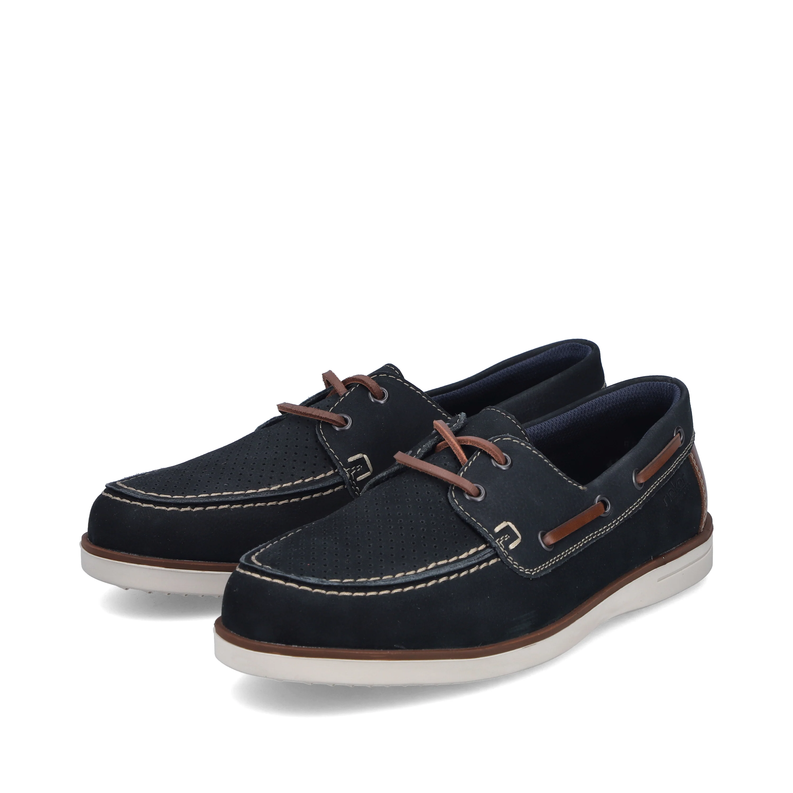 Rieker Men's Deck Shoe - Blue | B2345-14 - Image 16
