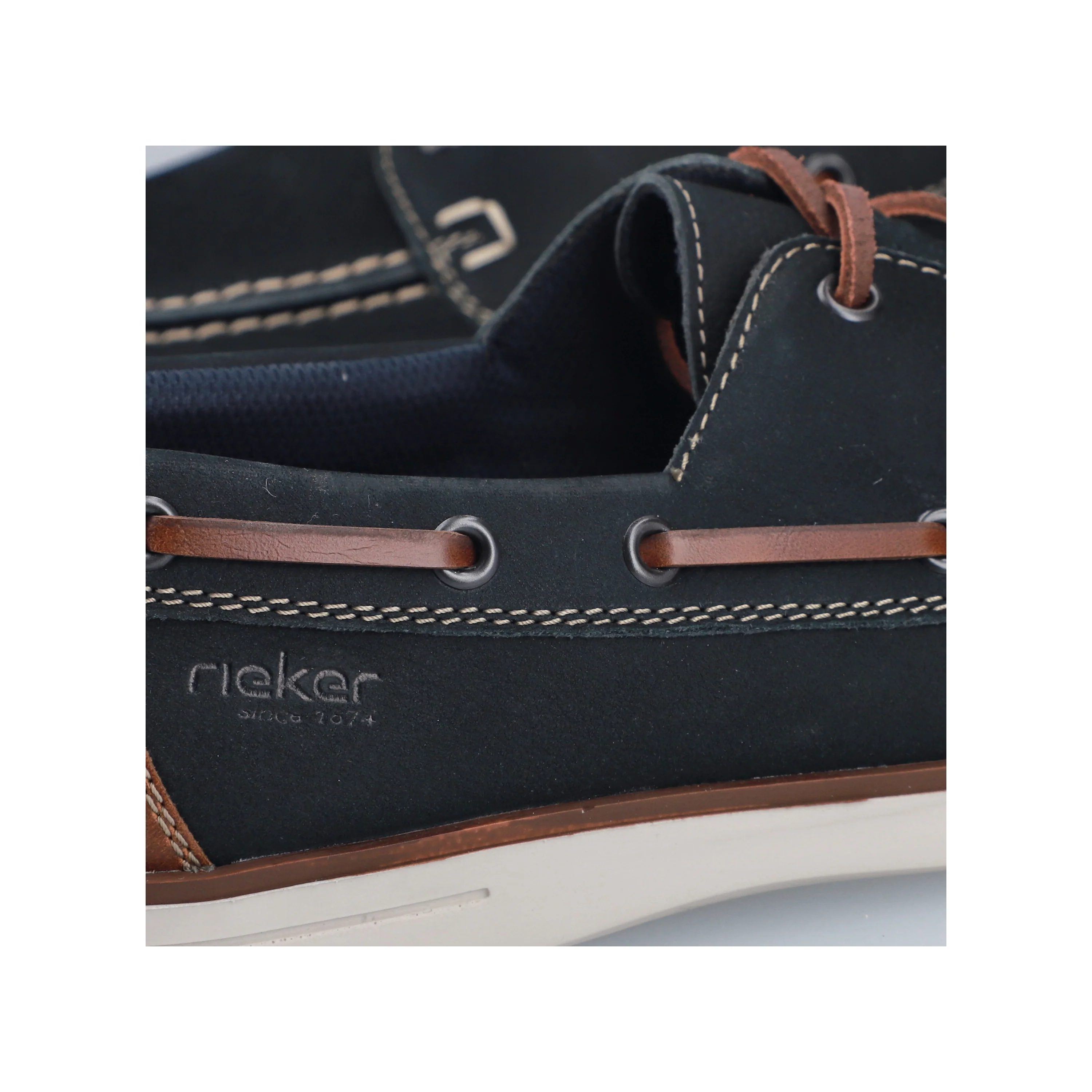 Rieker Men's Deck Shoe - Blue | B2345-14 - Image 19
