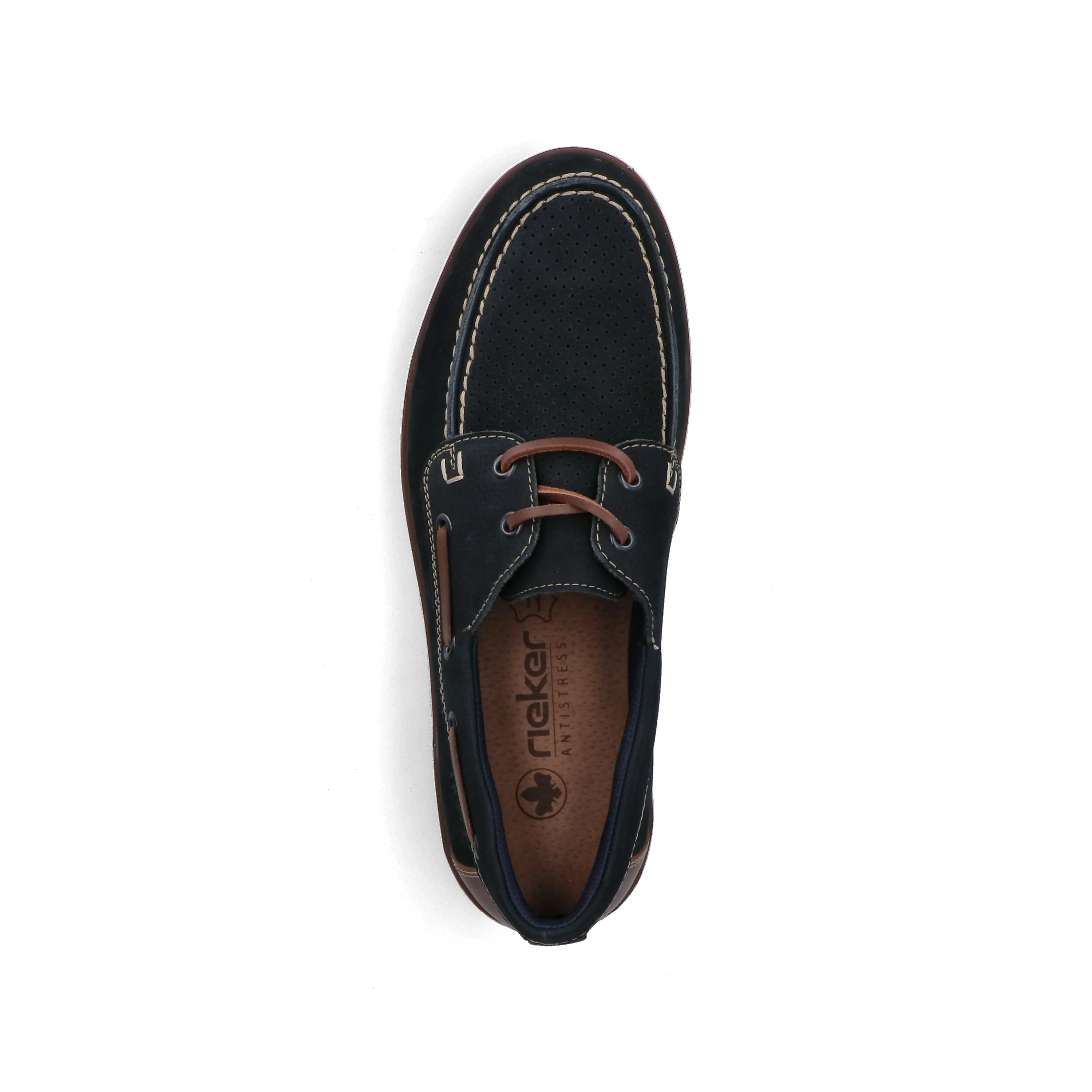 Rieker Men's Deck Shoe - Blue | B2345-14 - Image 8