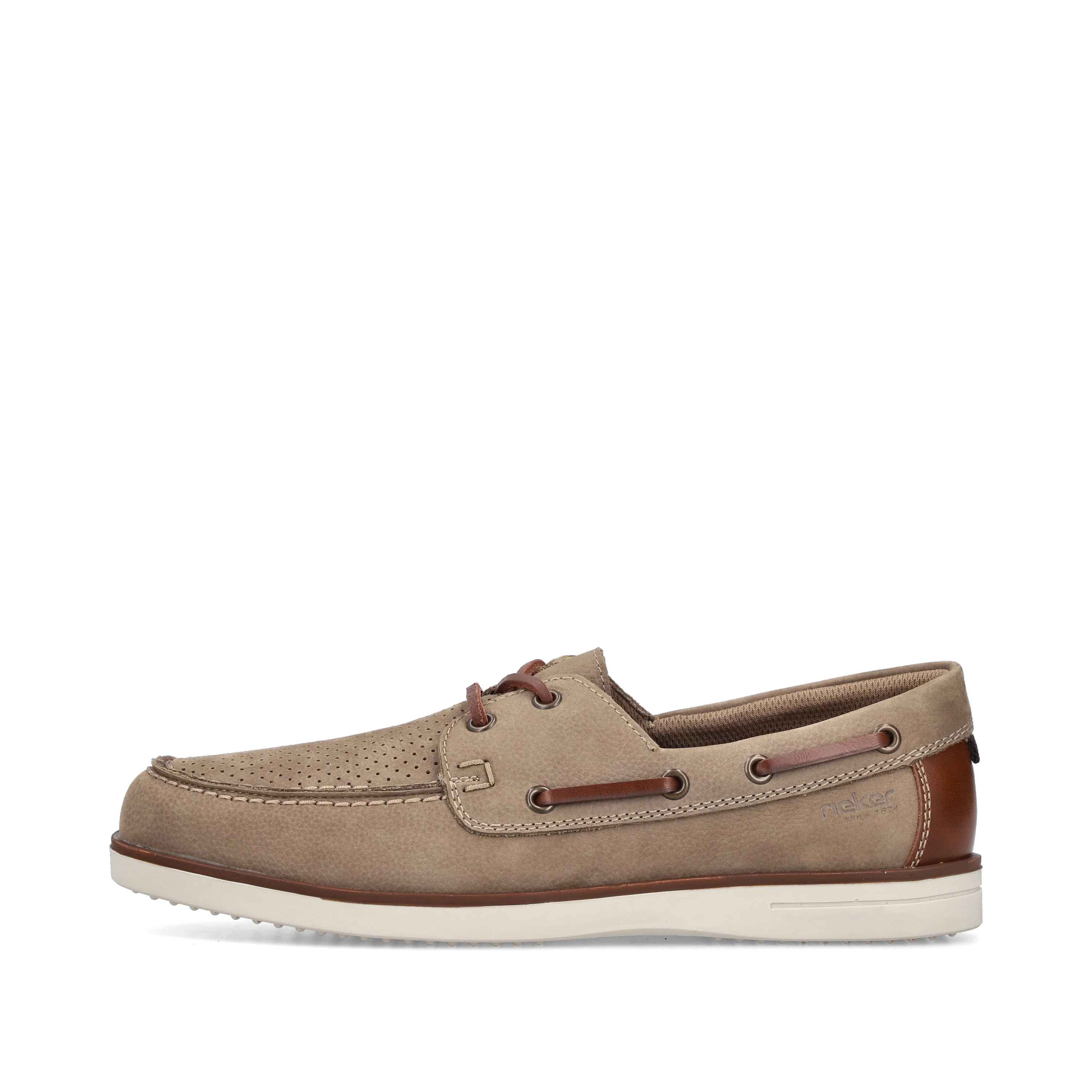 Rieker Men's Deck Shoe - Beige | B2345-64 - Image 10