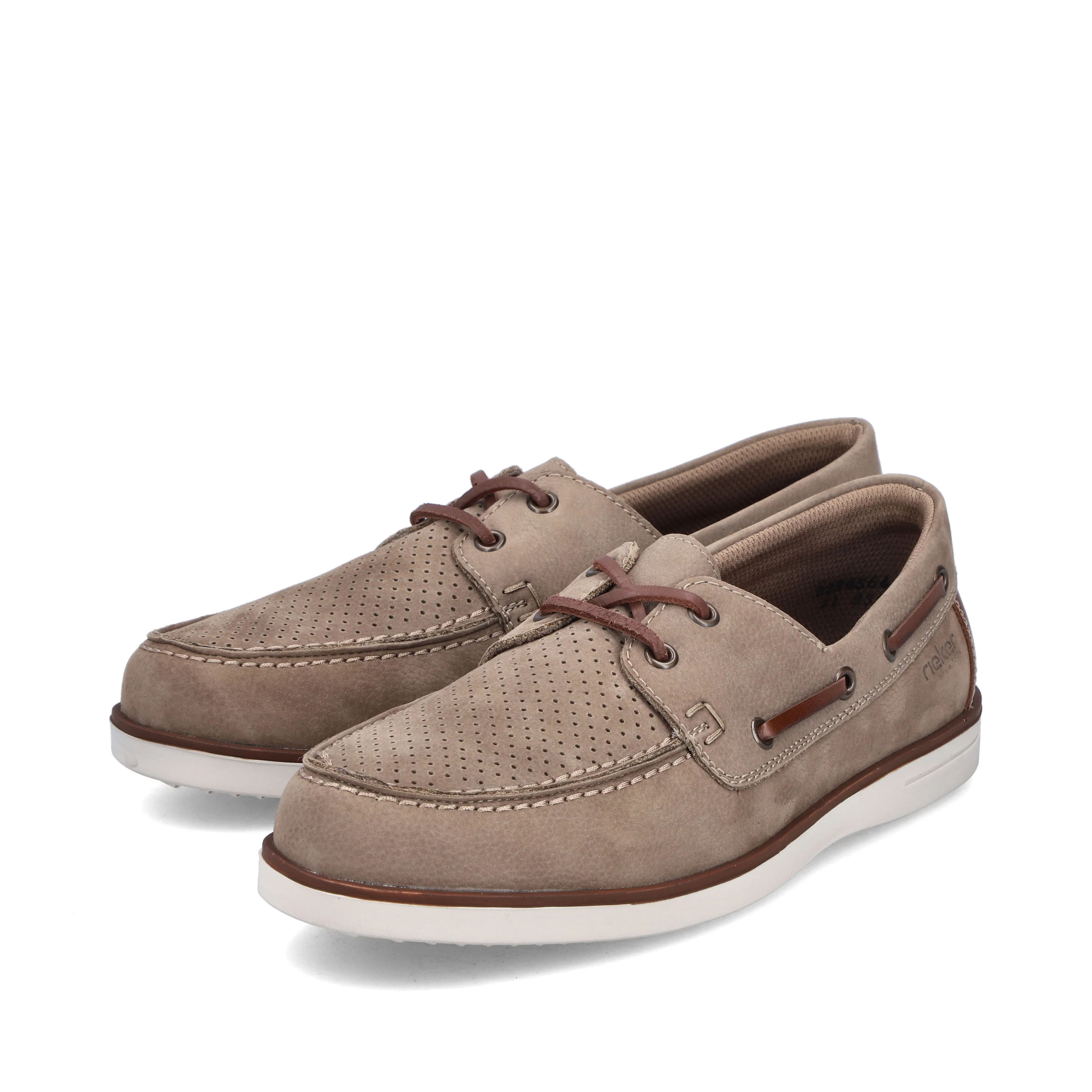 Rieker Men's Deck Shoe - Beige | B2345-64 - Image 16