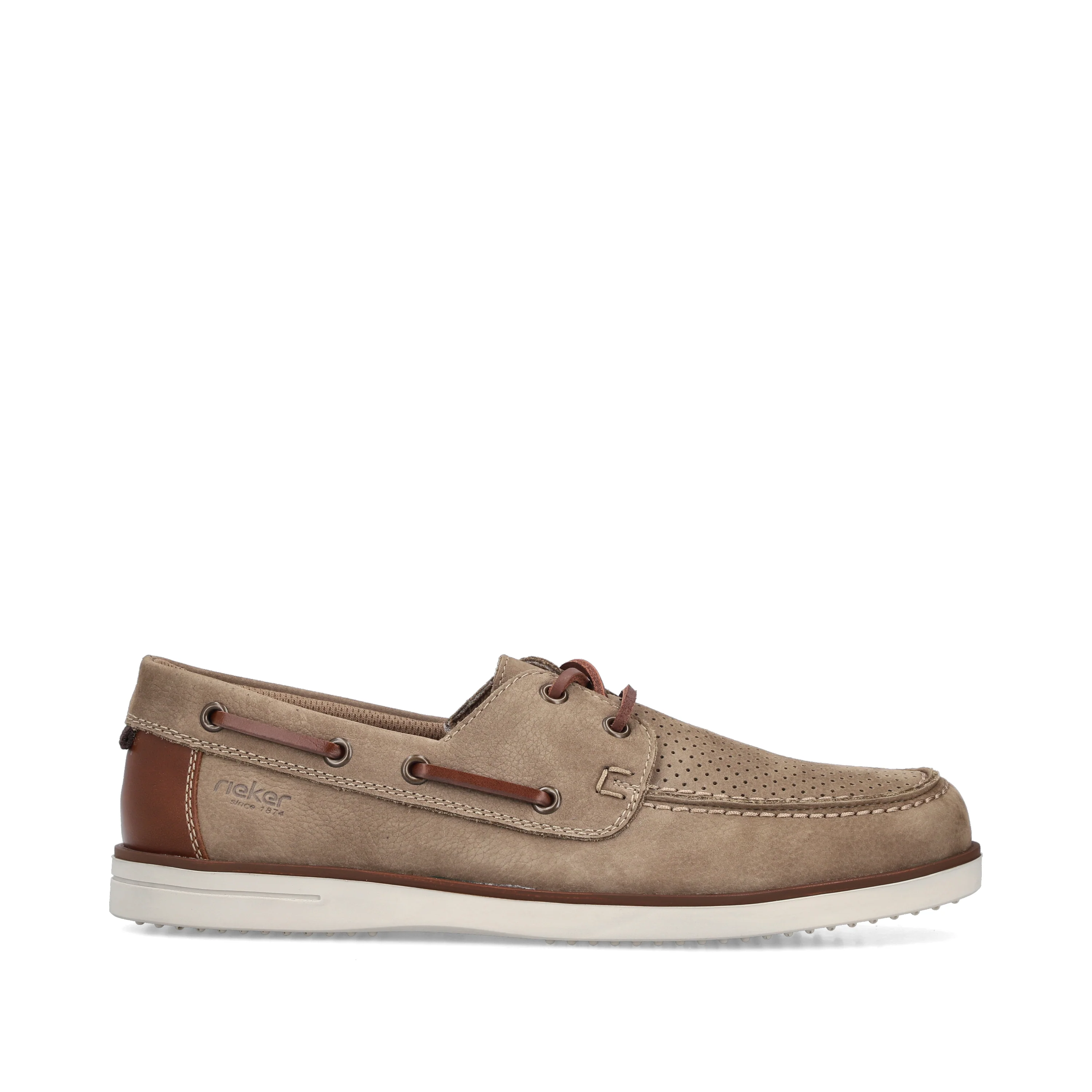 Rieker Men's Deck Shoe - Beige | B2345-64 - Image 22