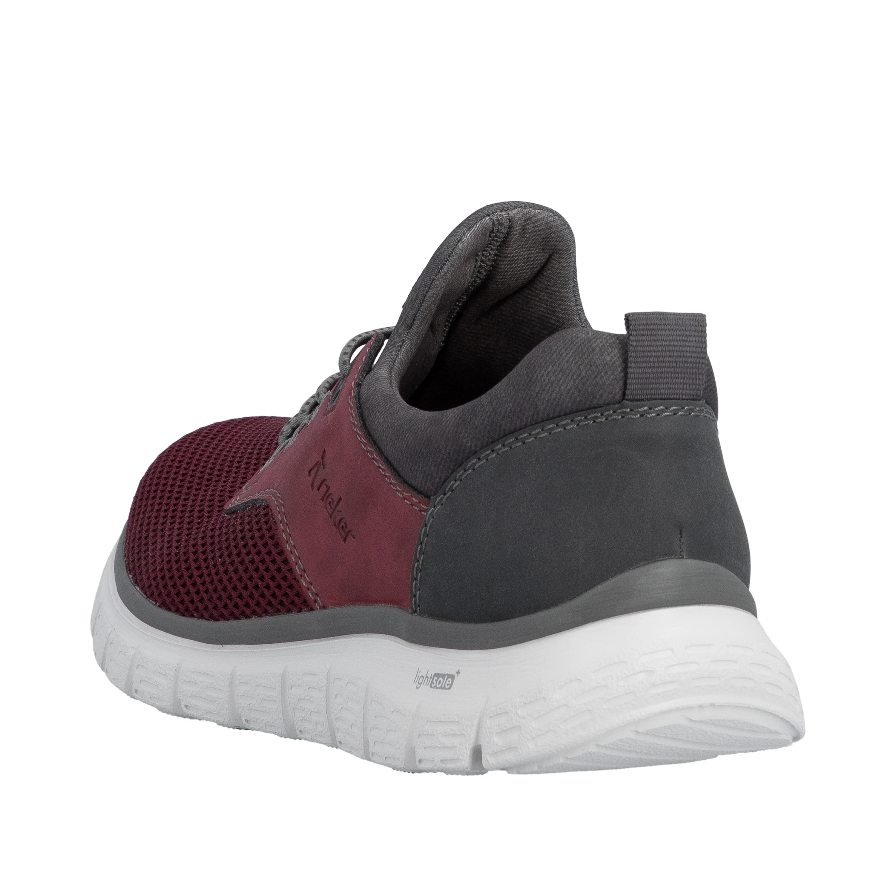 Rieker Men's Slip-on Trainer - Red | B6652-35 - Image 5
