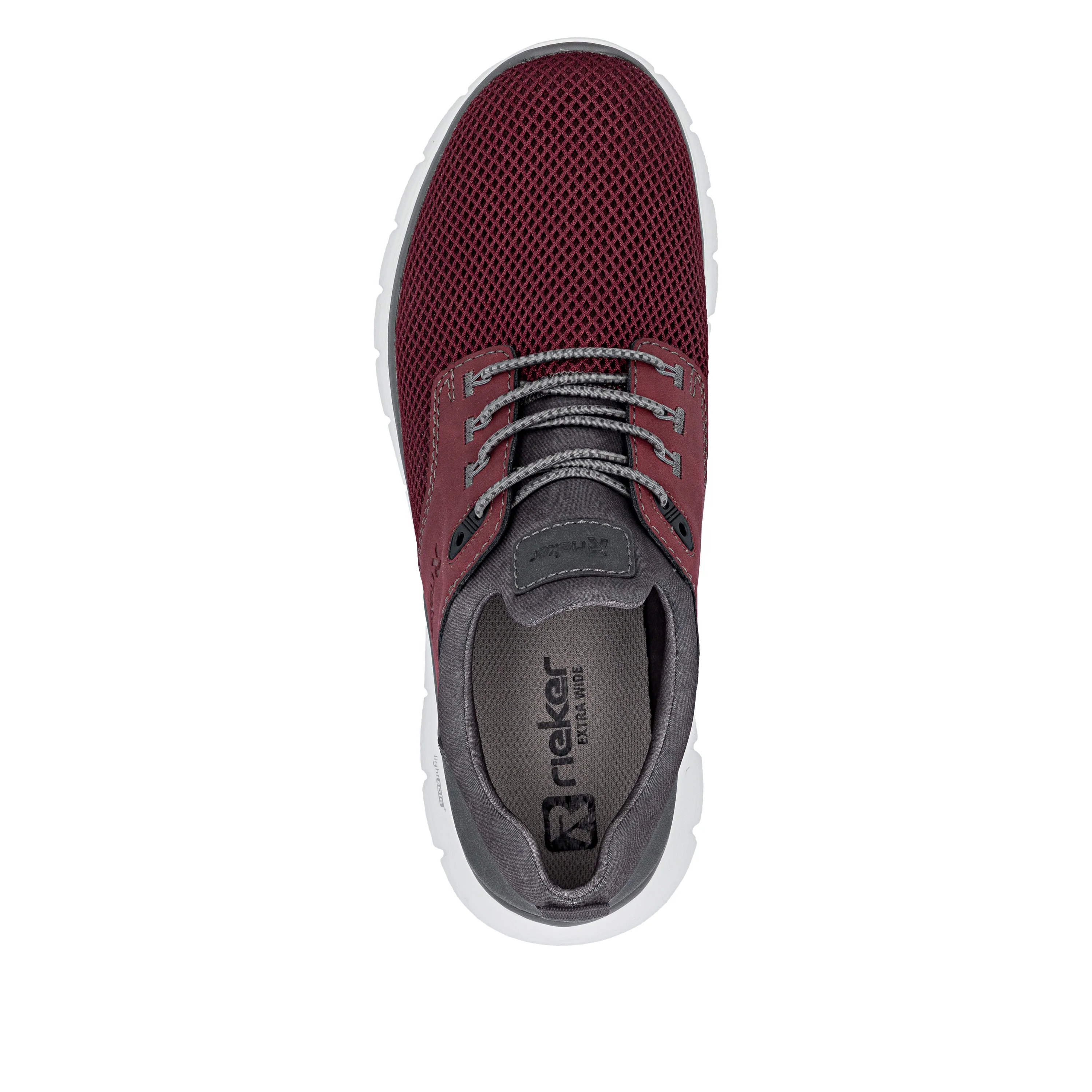 Rieker Men's Slip-on Trainer - Red | B6652-35 - Image 7