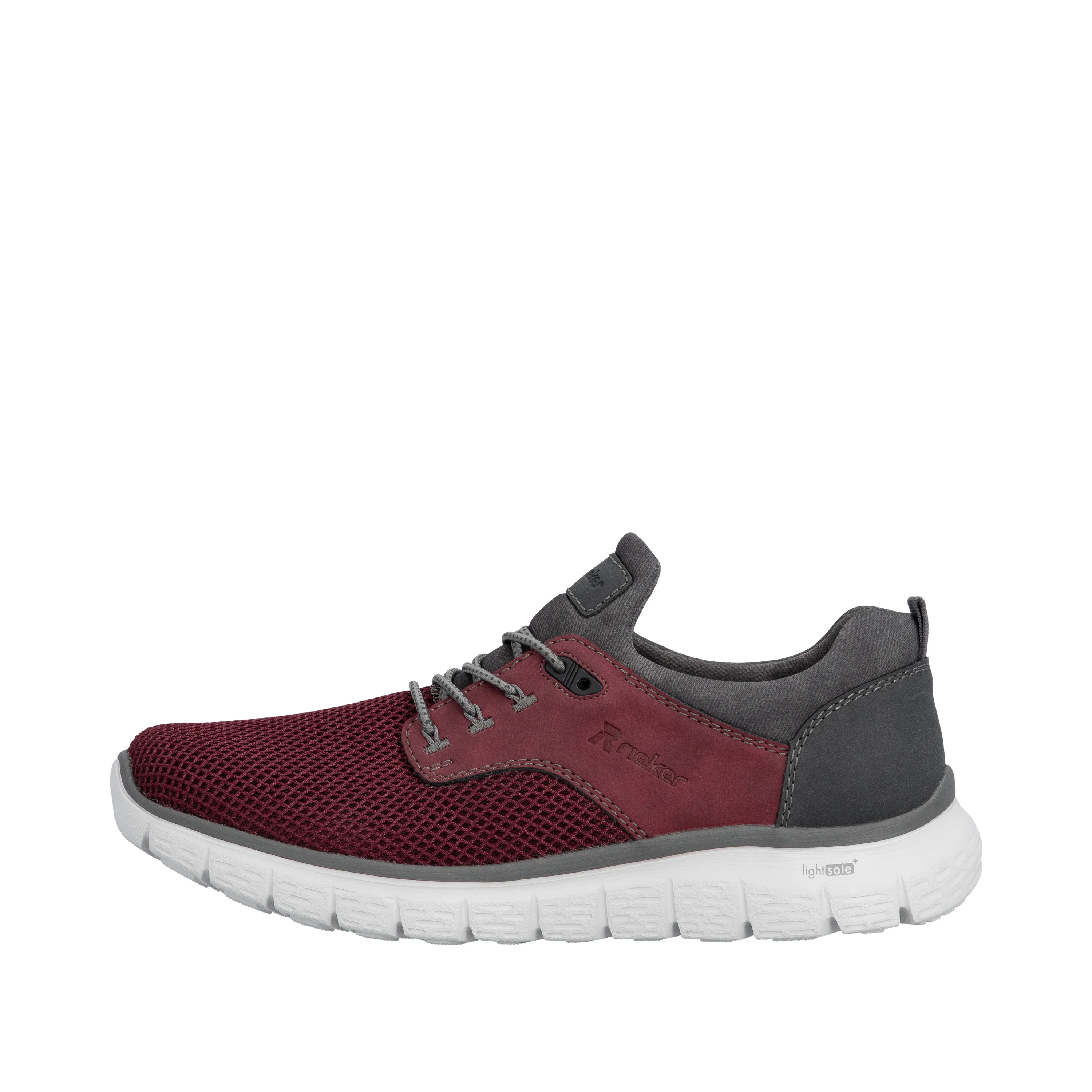 Rieker Men's Slip-on Trainer - Red | B6652-35 - Image 9