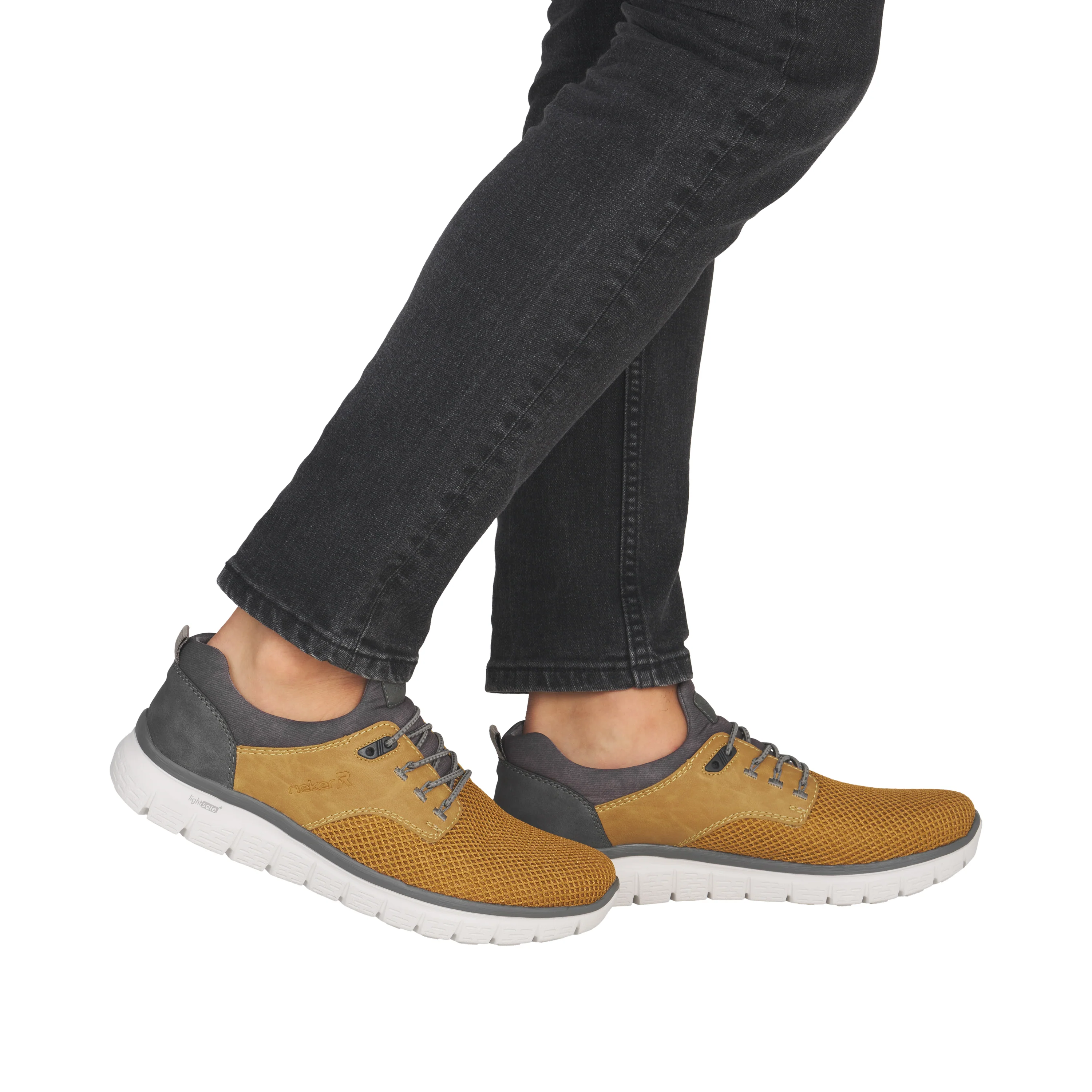Rieker Men's Slip-on Trainer - Yellow | B6652-68 - Image 19