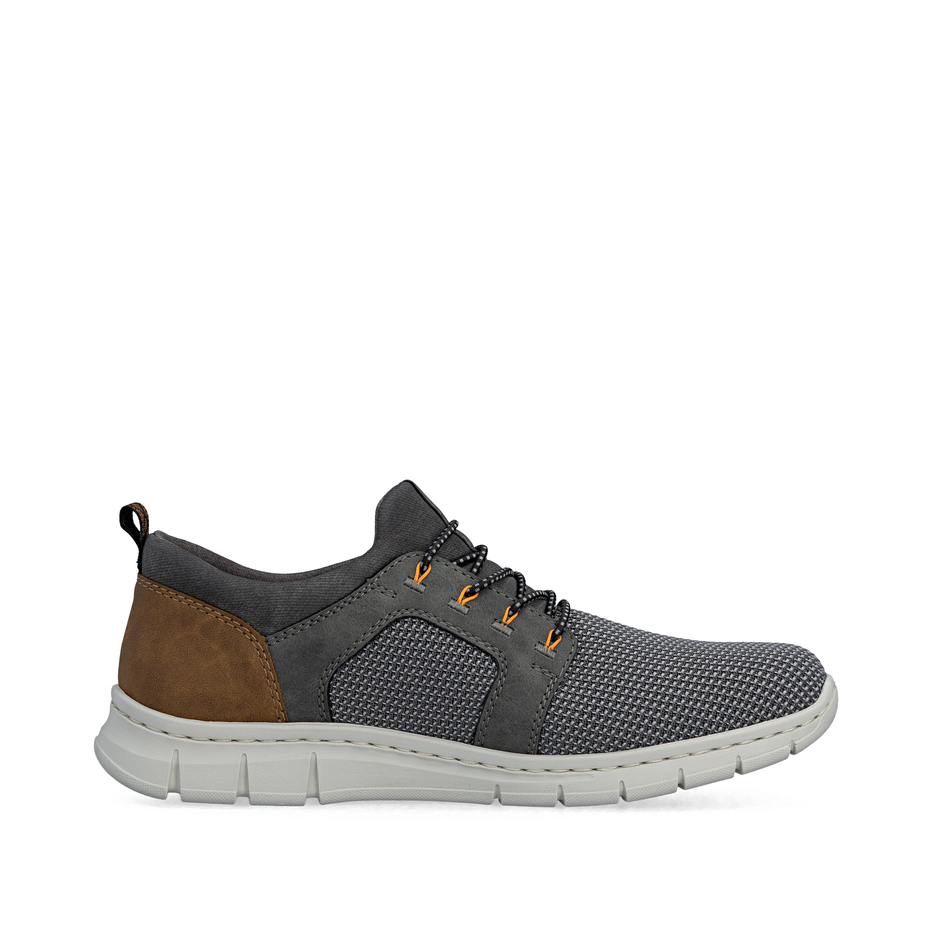 Rieker Men's Slip-on Trainer - Grey | B7796-42 - Image 3