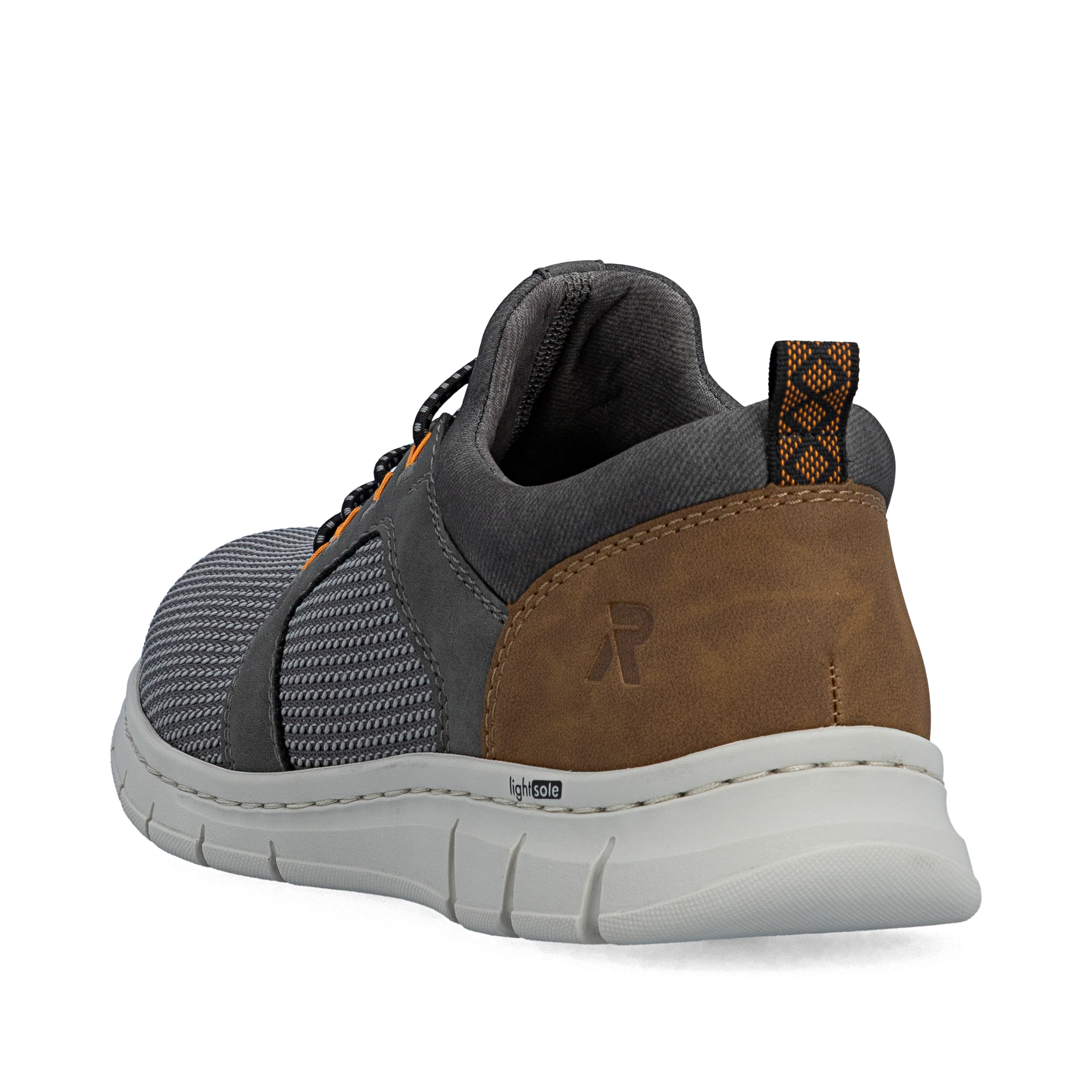 Rieker Men's Slip-on Trainer - Grey | B7796-42 - Image 4