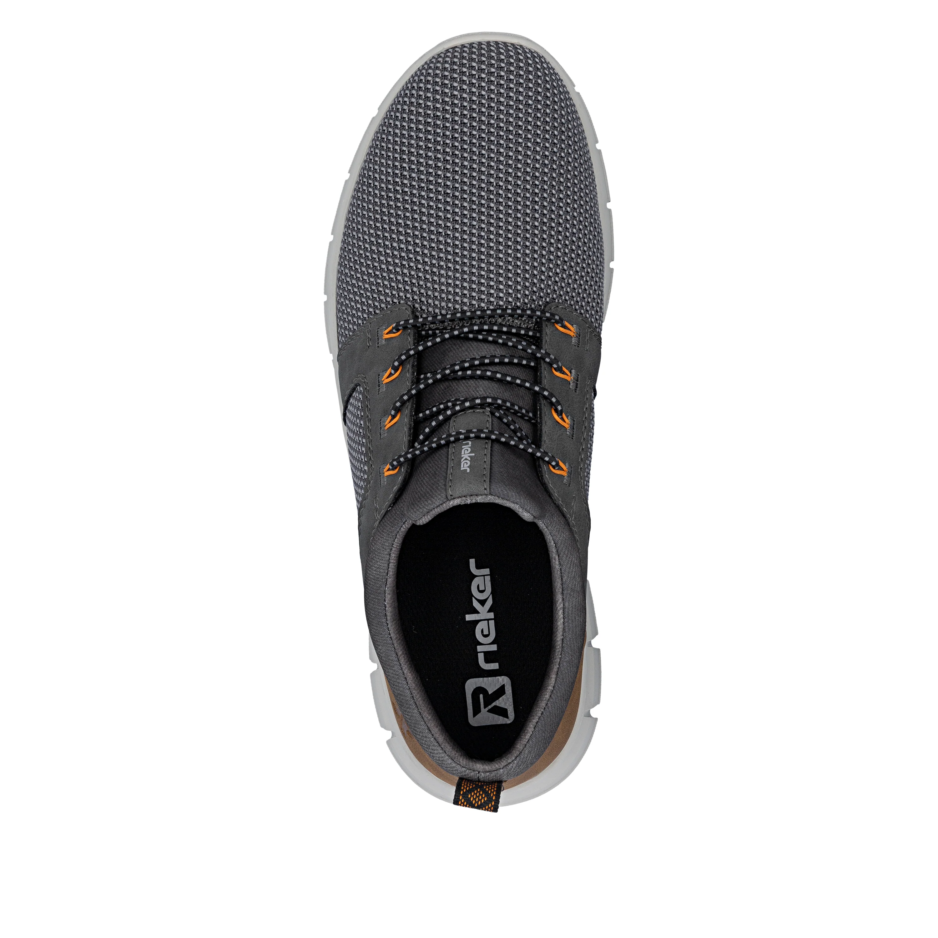 Rieker Men's Slip-on Trainer - Grey | B7796-42 - Image 5