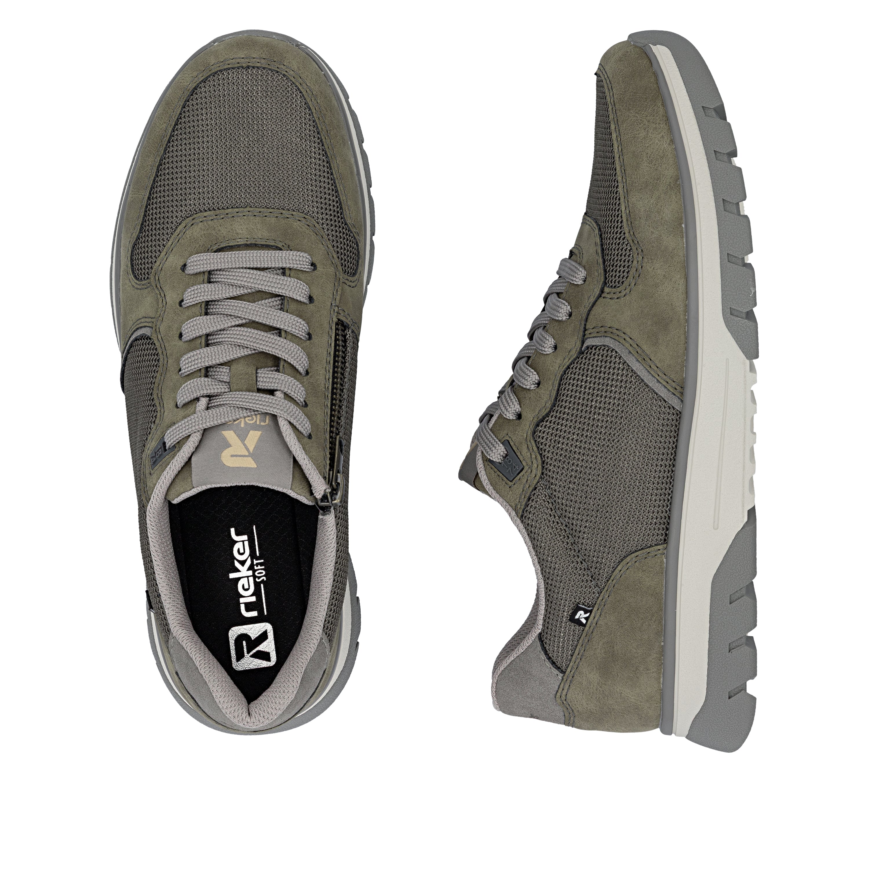 Rieker Men's Trainer - Green | B9302-54 - Image 17
