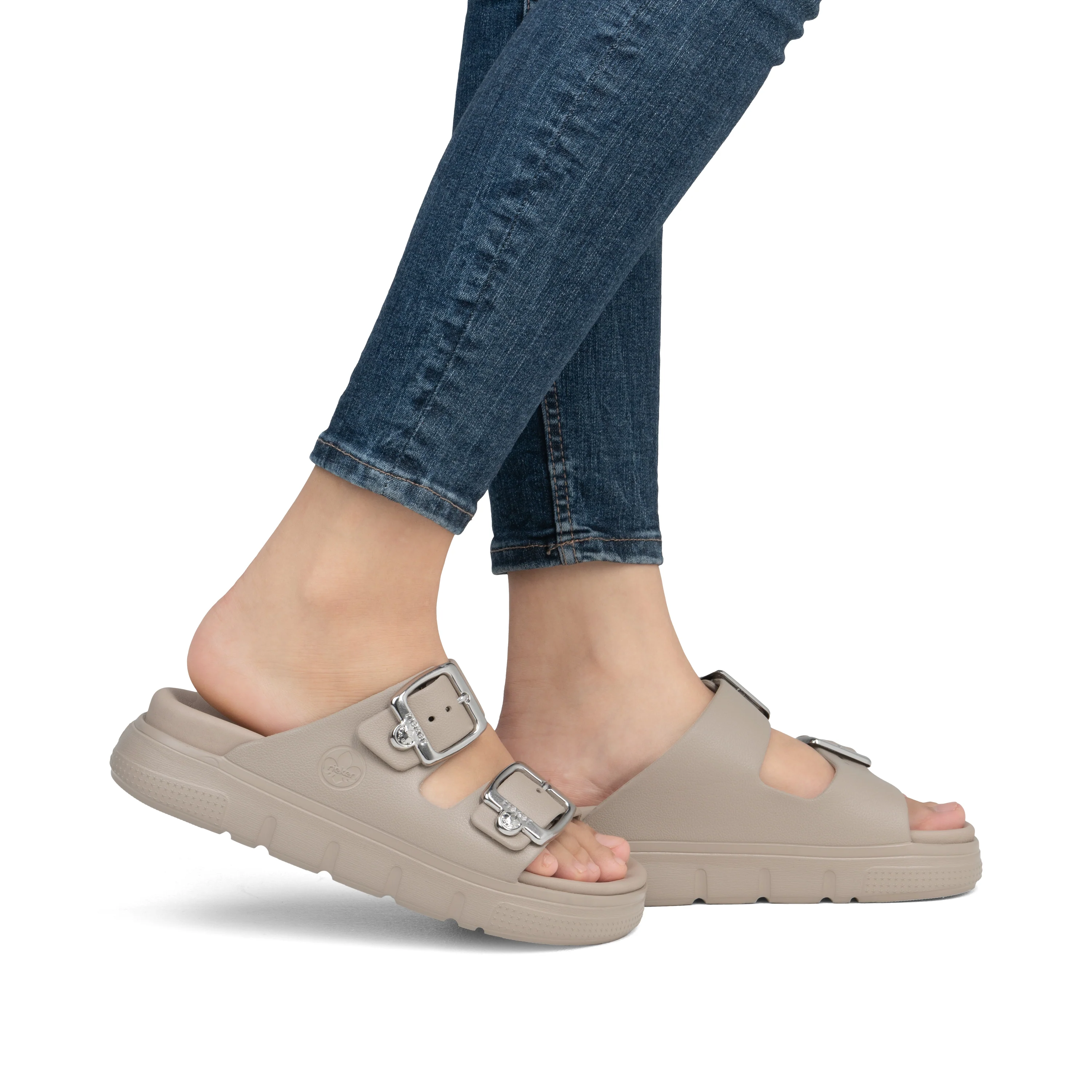 Rieker Woman's Sandals - Beige | P2180-60 - Image 10