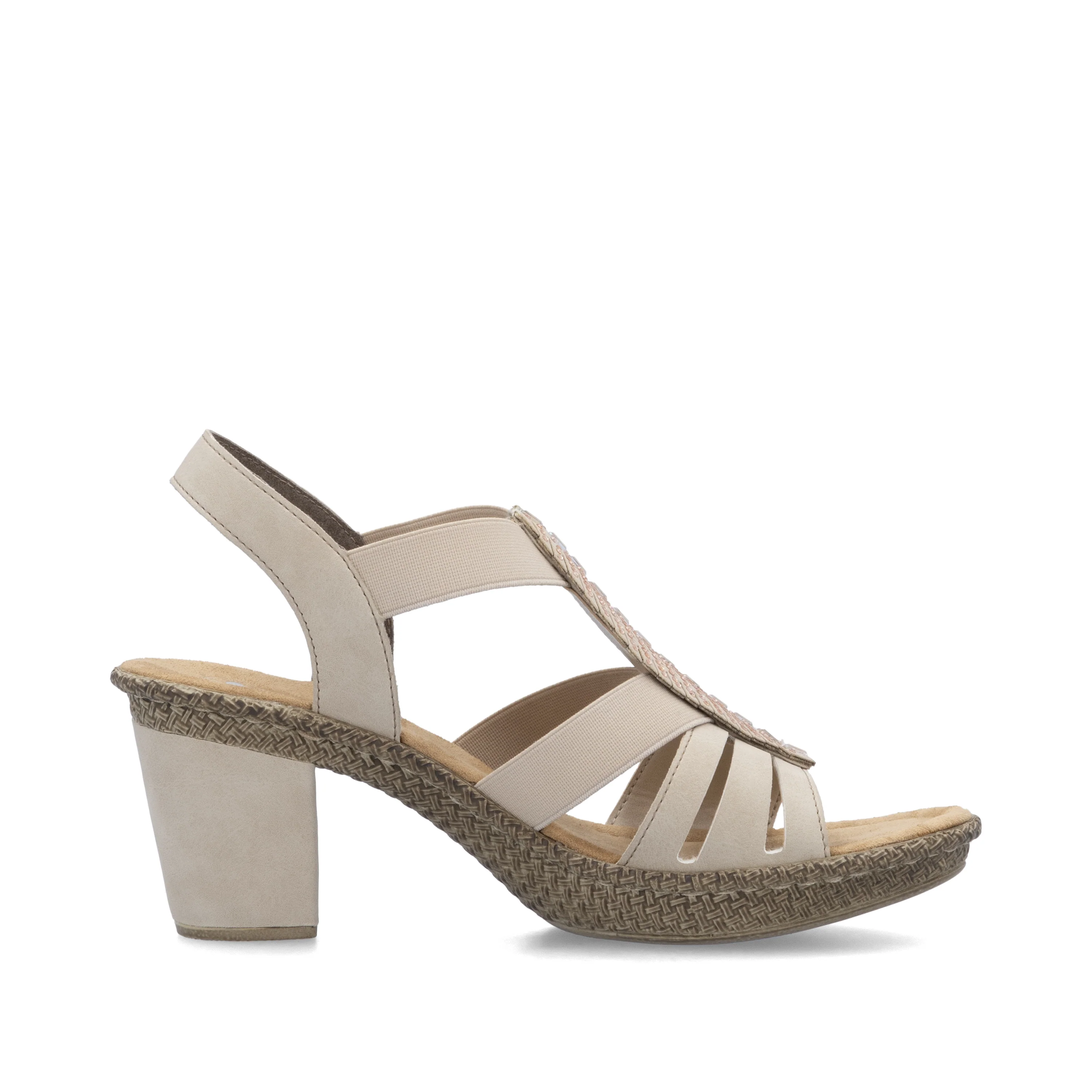 Rieker Woman's Sandals - Beige | 66526-62 - Image 2