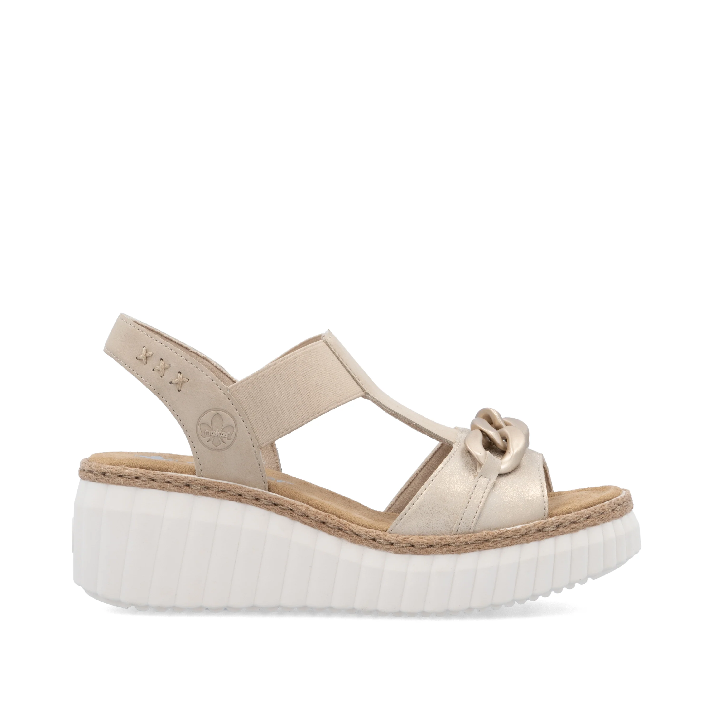 Rieker Woman's Sandals - Beige | 69158-60 - Image 11