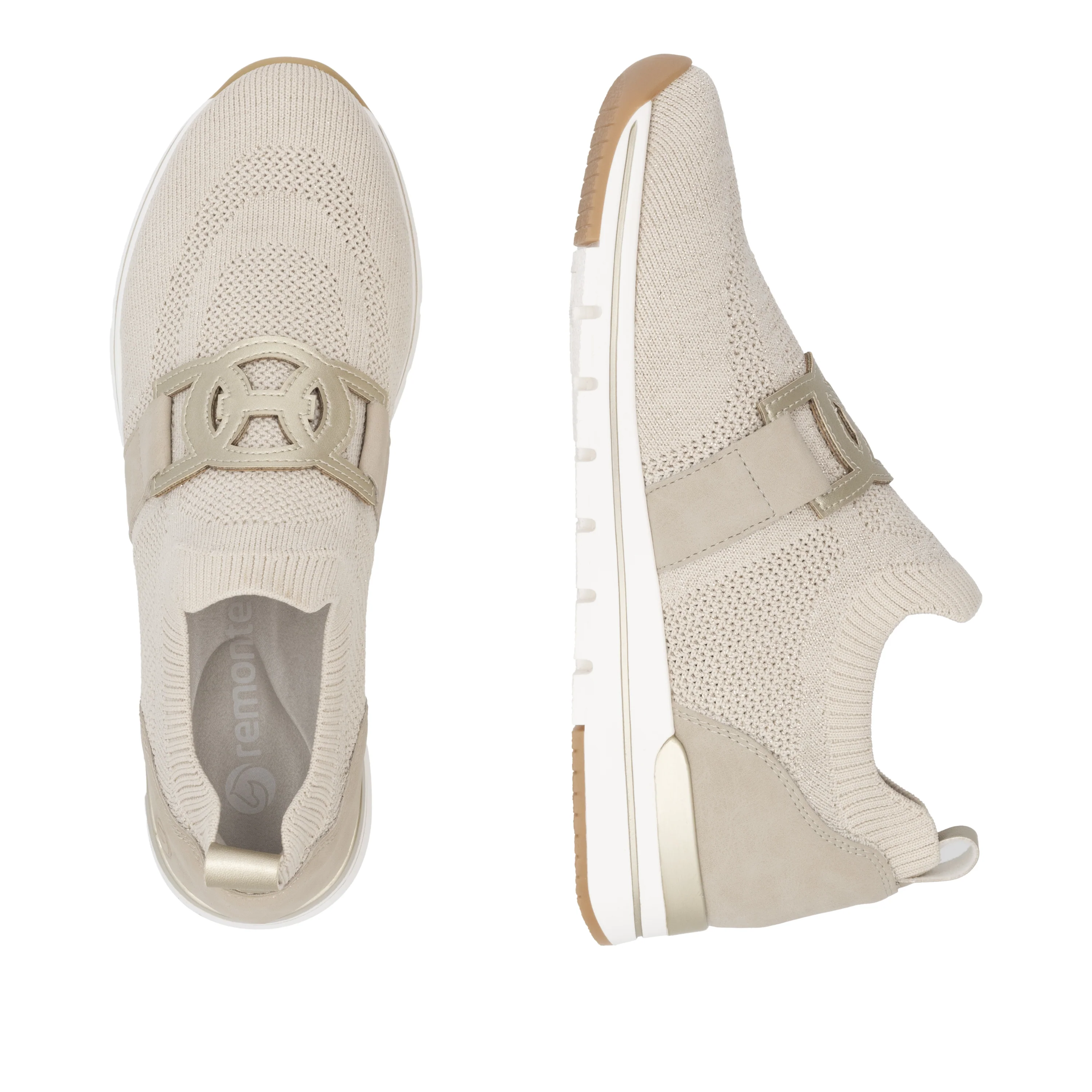 remonte Woman's Shoes - Beige | R6713-60 - Image 9