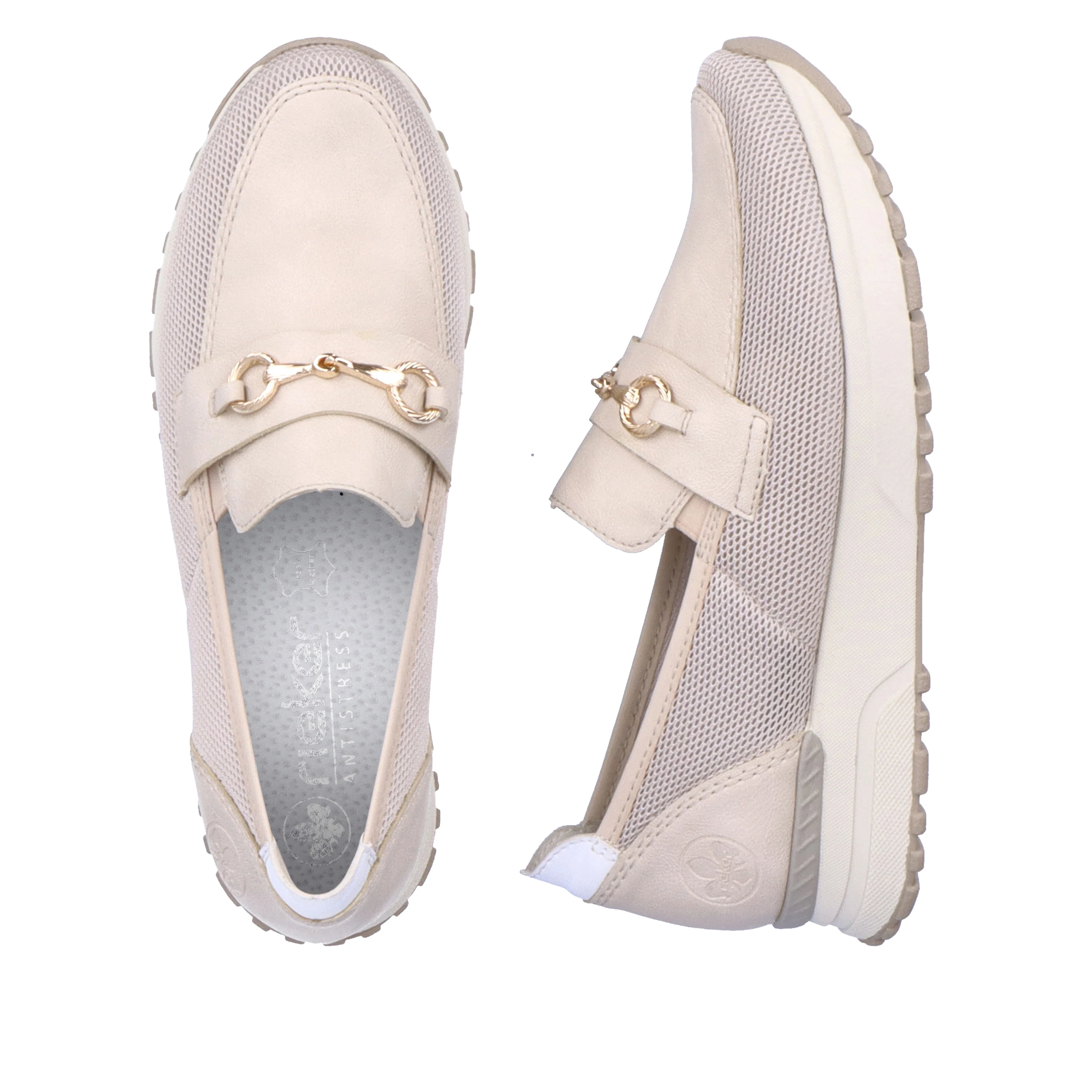 Rieker Woman's Shoes - Beige | N7455-60 - Image 9