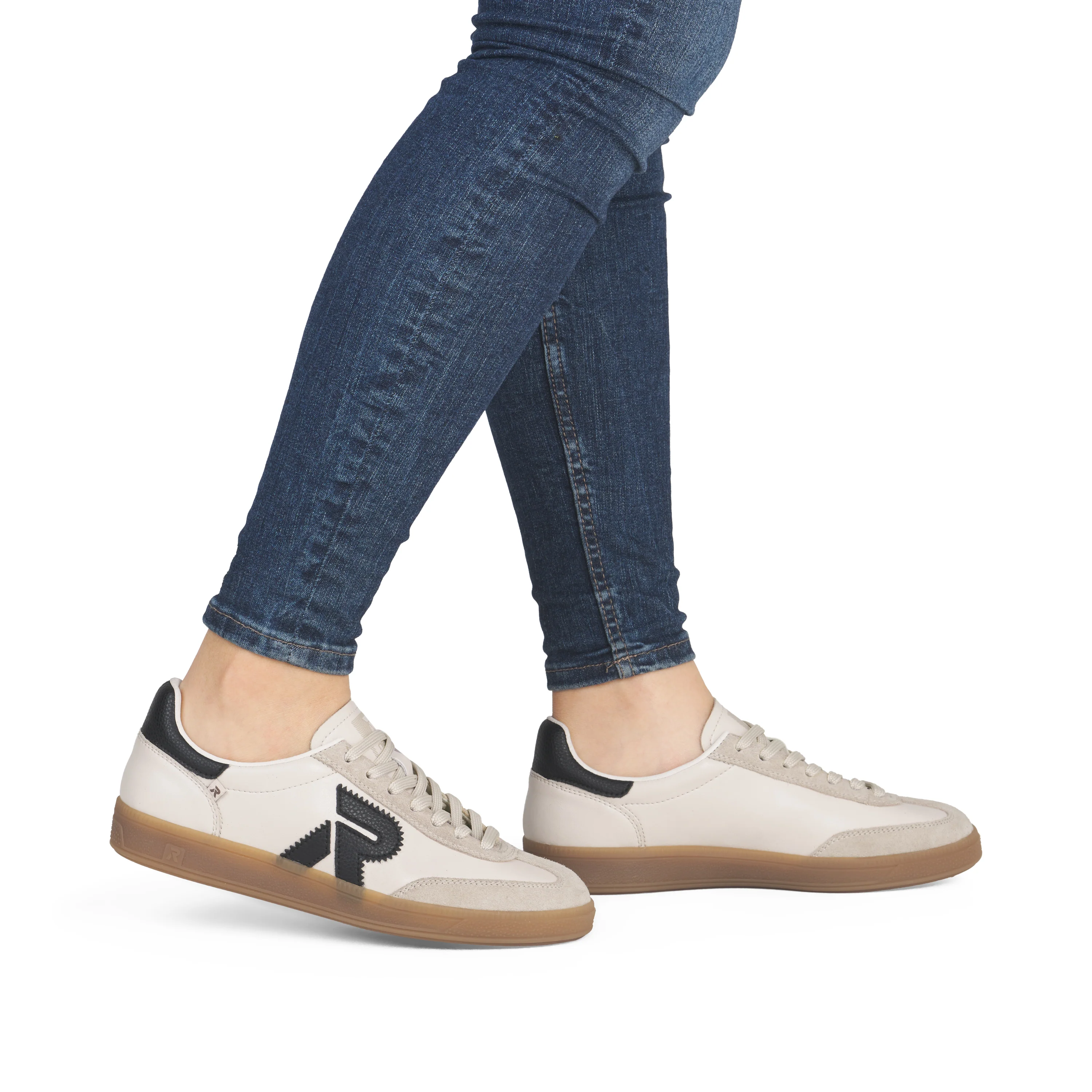 Rieker Sport Woman's Shoes - Beige | W2200-60 - Image 10