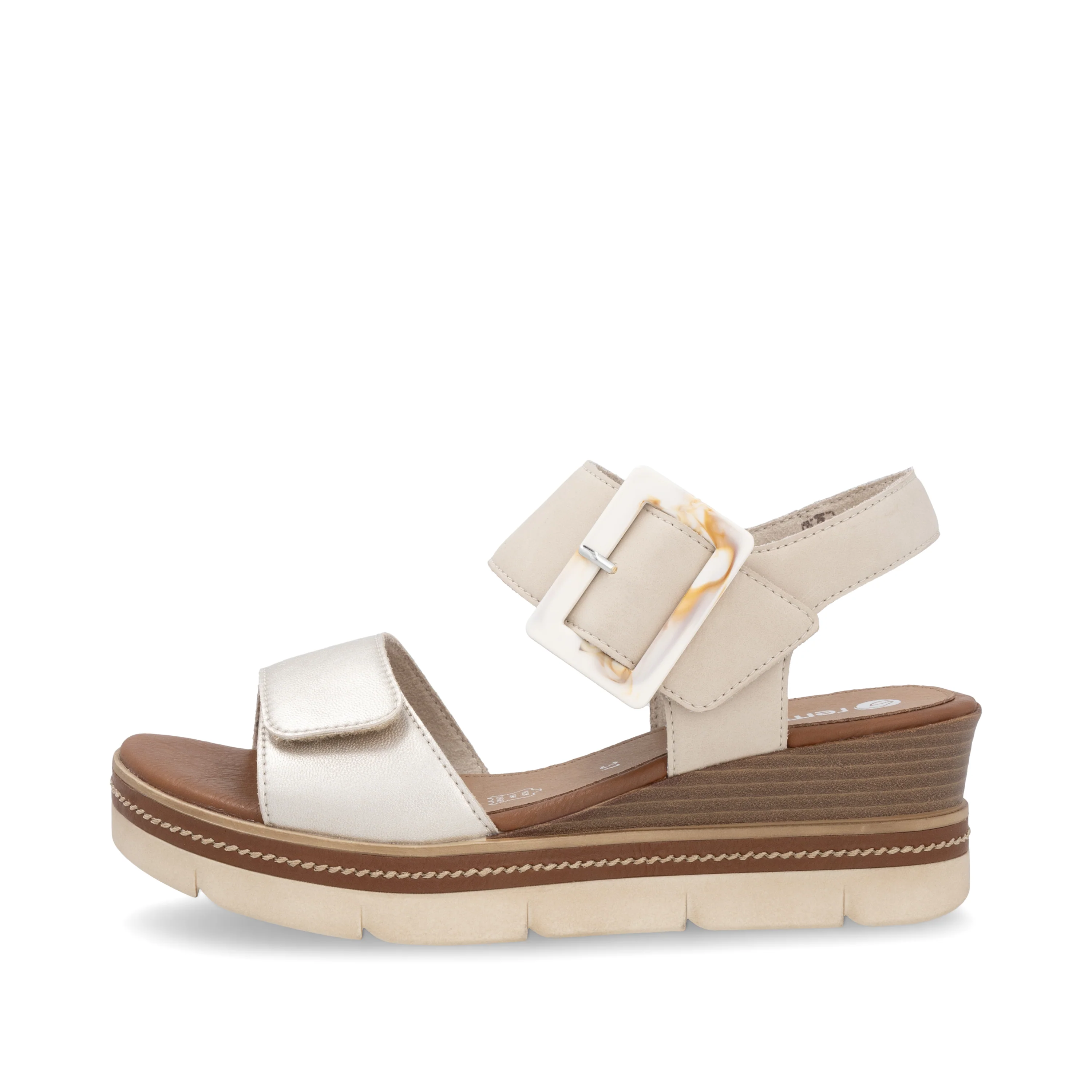 remonte Woman's Sandals - Beige | D2L53-60 - Image 5