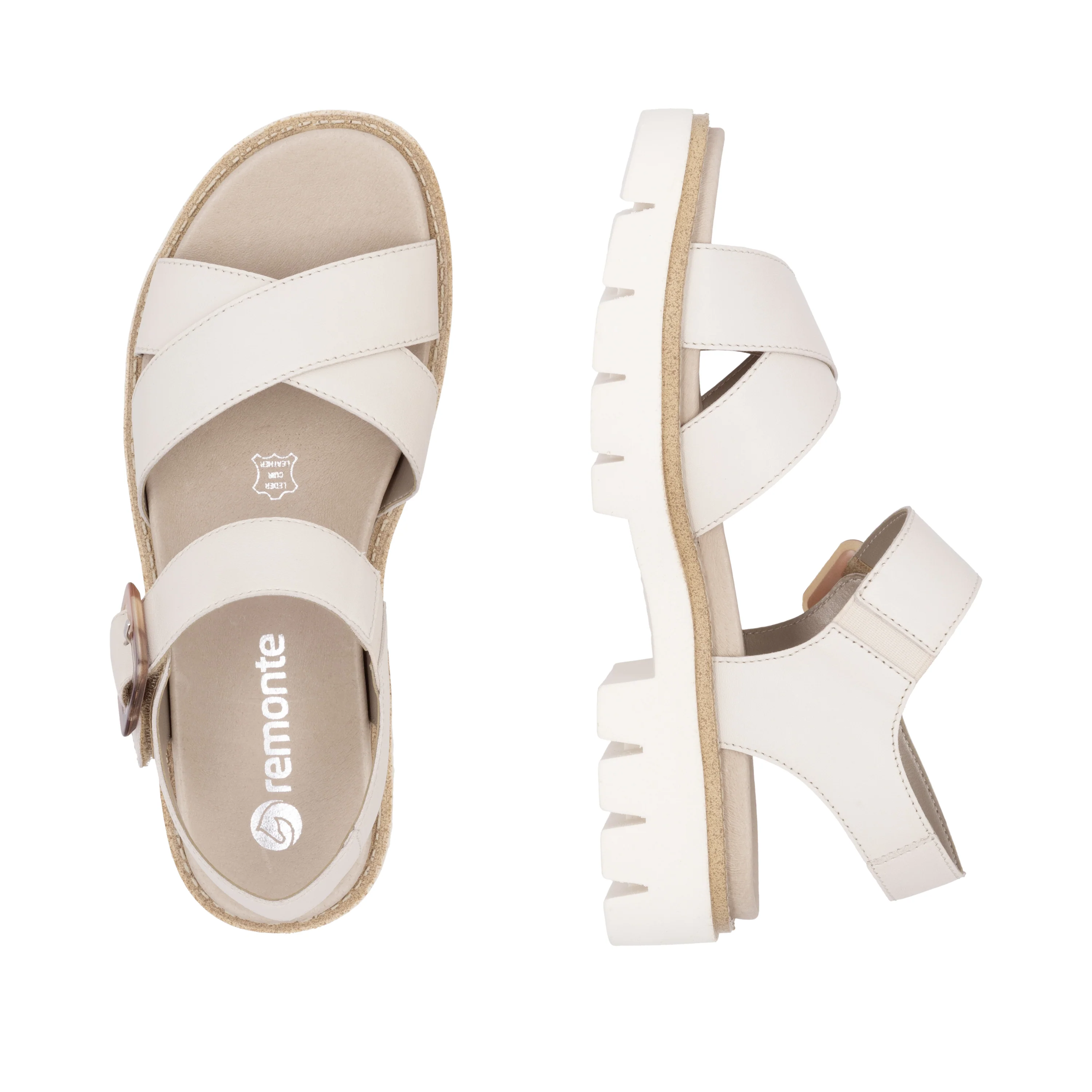 remonte Woman's Sandals - Beige | D7950-60 - Image 9