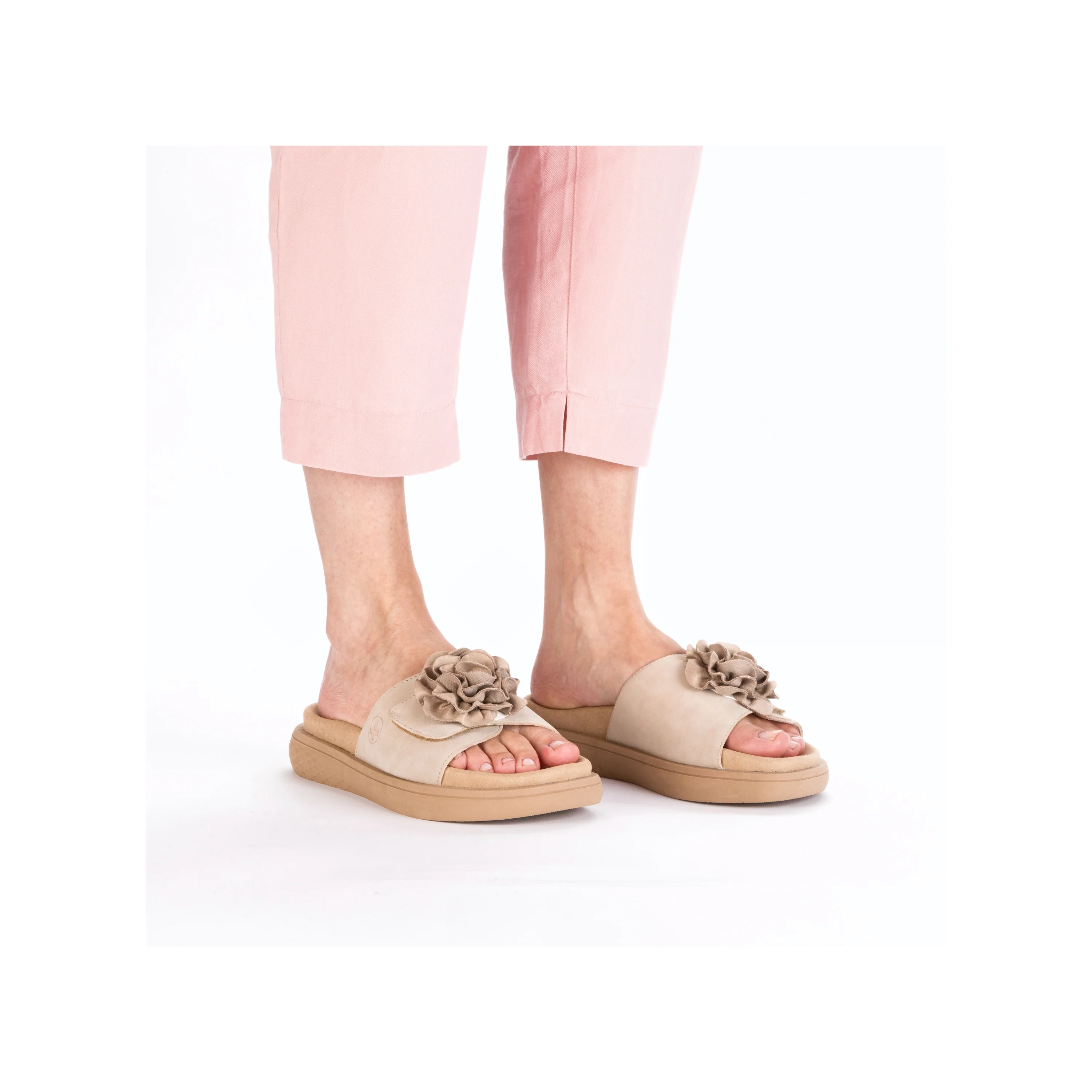 Rieker Woman's Sandal - Beige | V1562-62 - Image 10