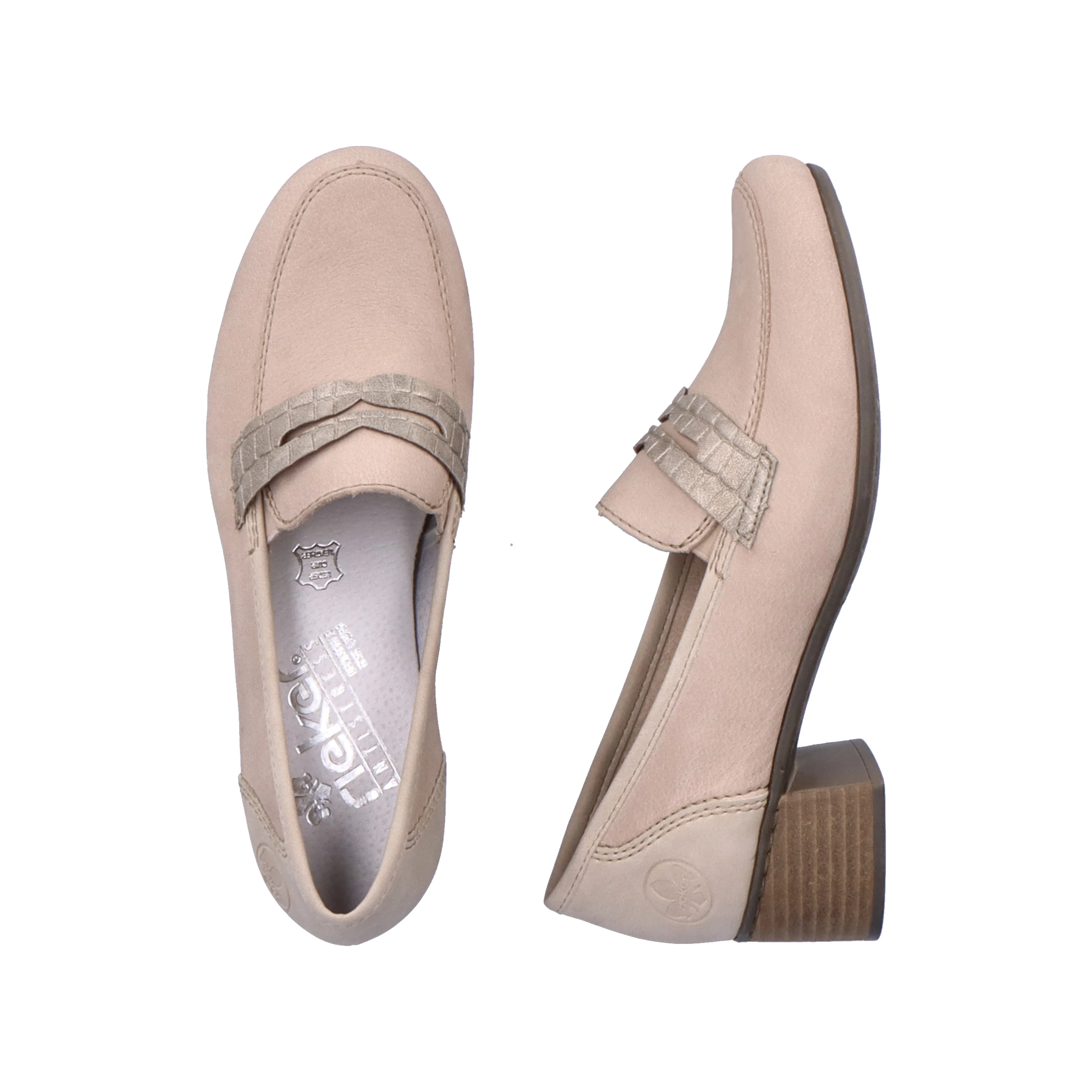 Rieker Woman's Shoes - Beige | 41662-62 - Image 9