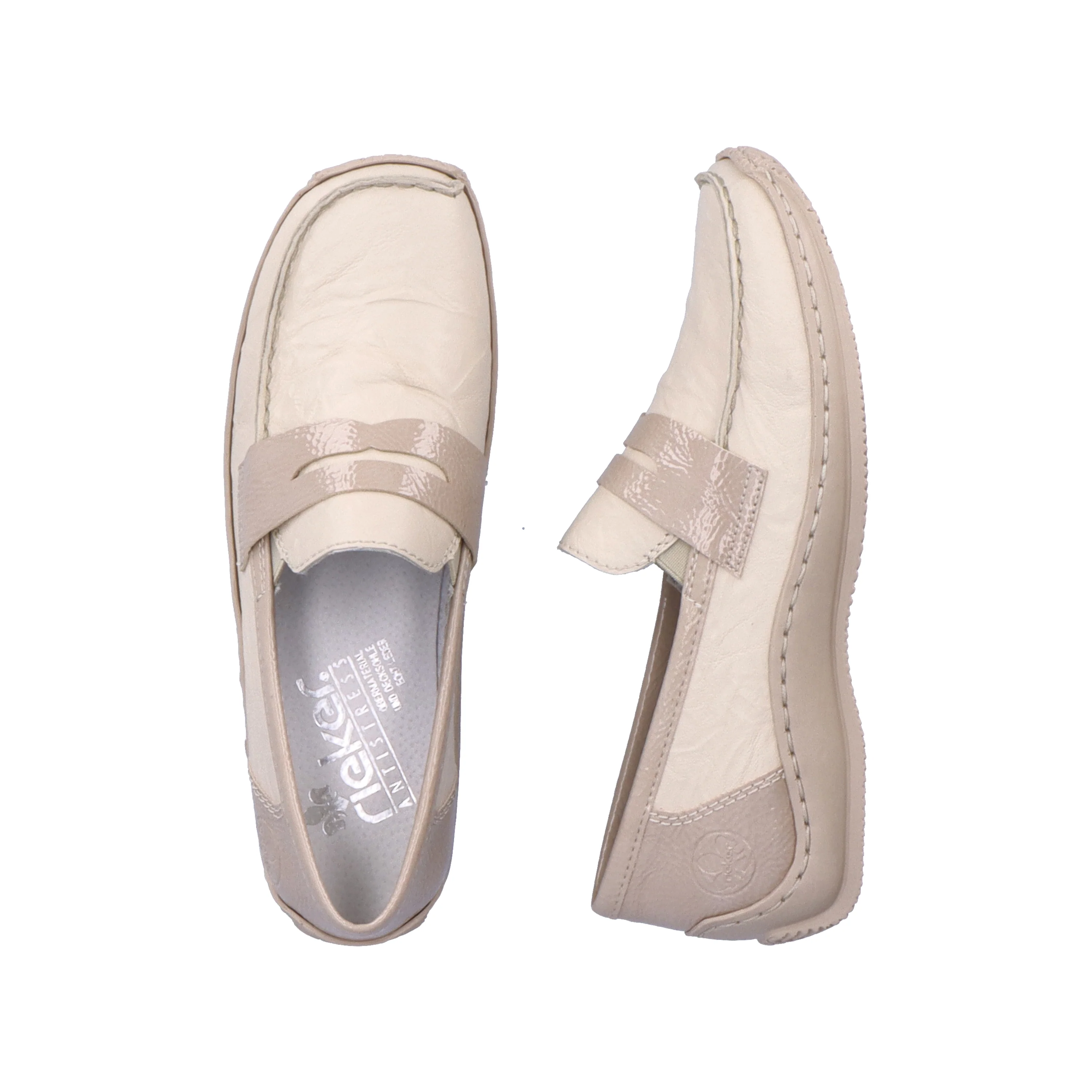 Rieker Woman's Shoes - Beige | L1752-60 - Image 9