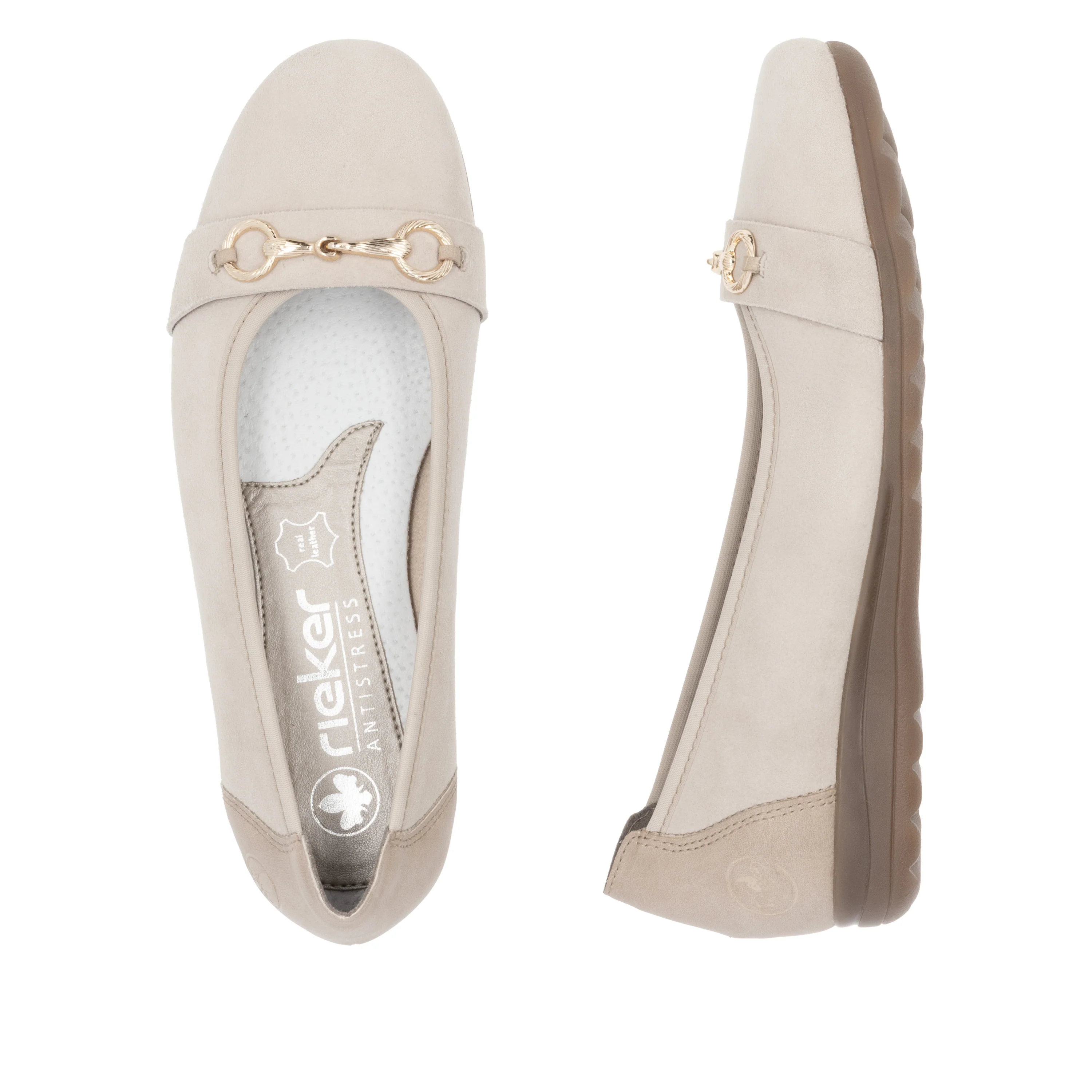 Rieker Woman's Shoes - Beige | L9360-60 - Image 9