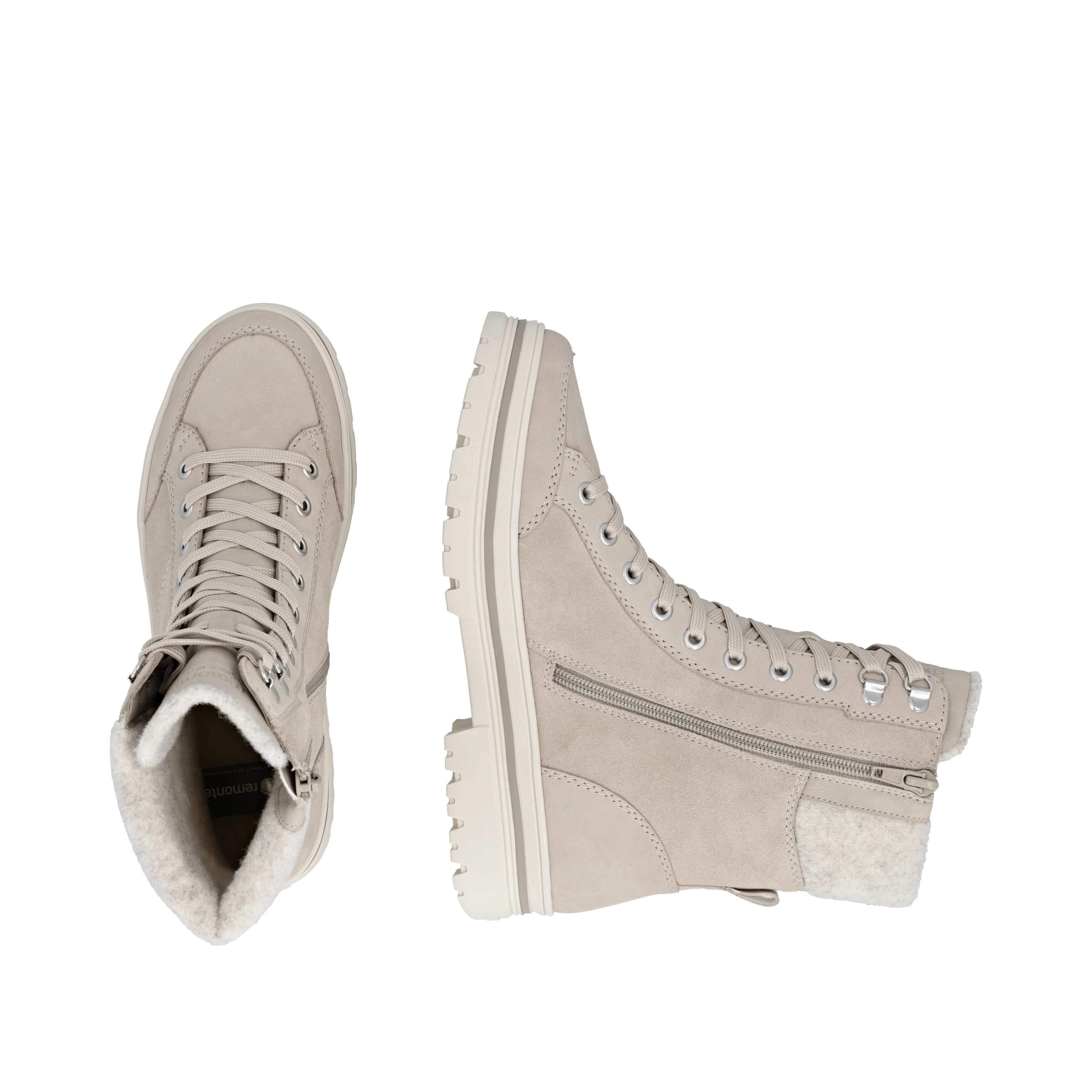 remonte Woman's Boots - Beige | D2U70-62 - Image 9