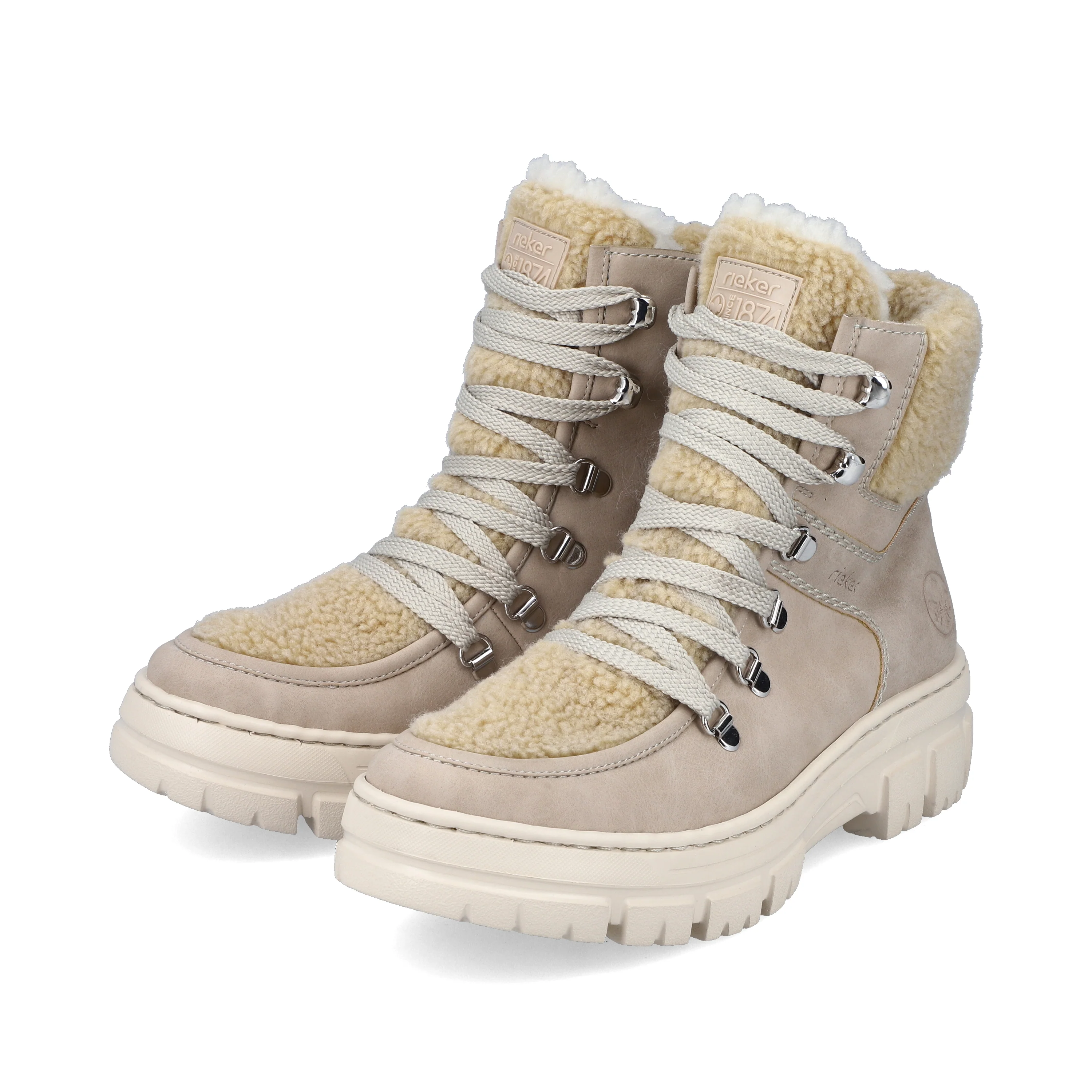 Rieker Woman's Boots - Beige | Z7430-62 - Image 15