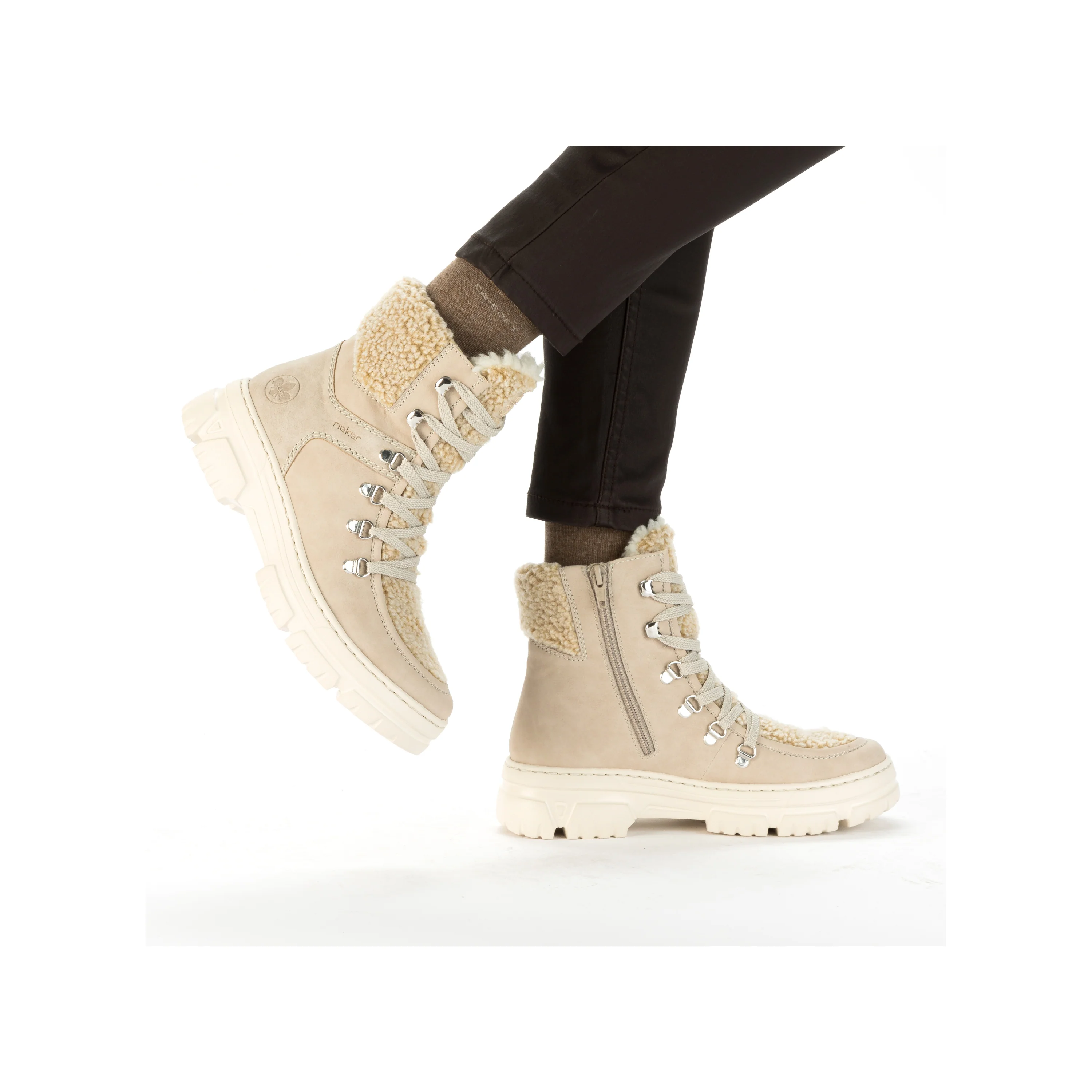 Rieker Woman's Boots - Beige | Z7430-62 - Image 24