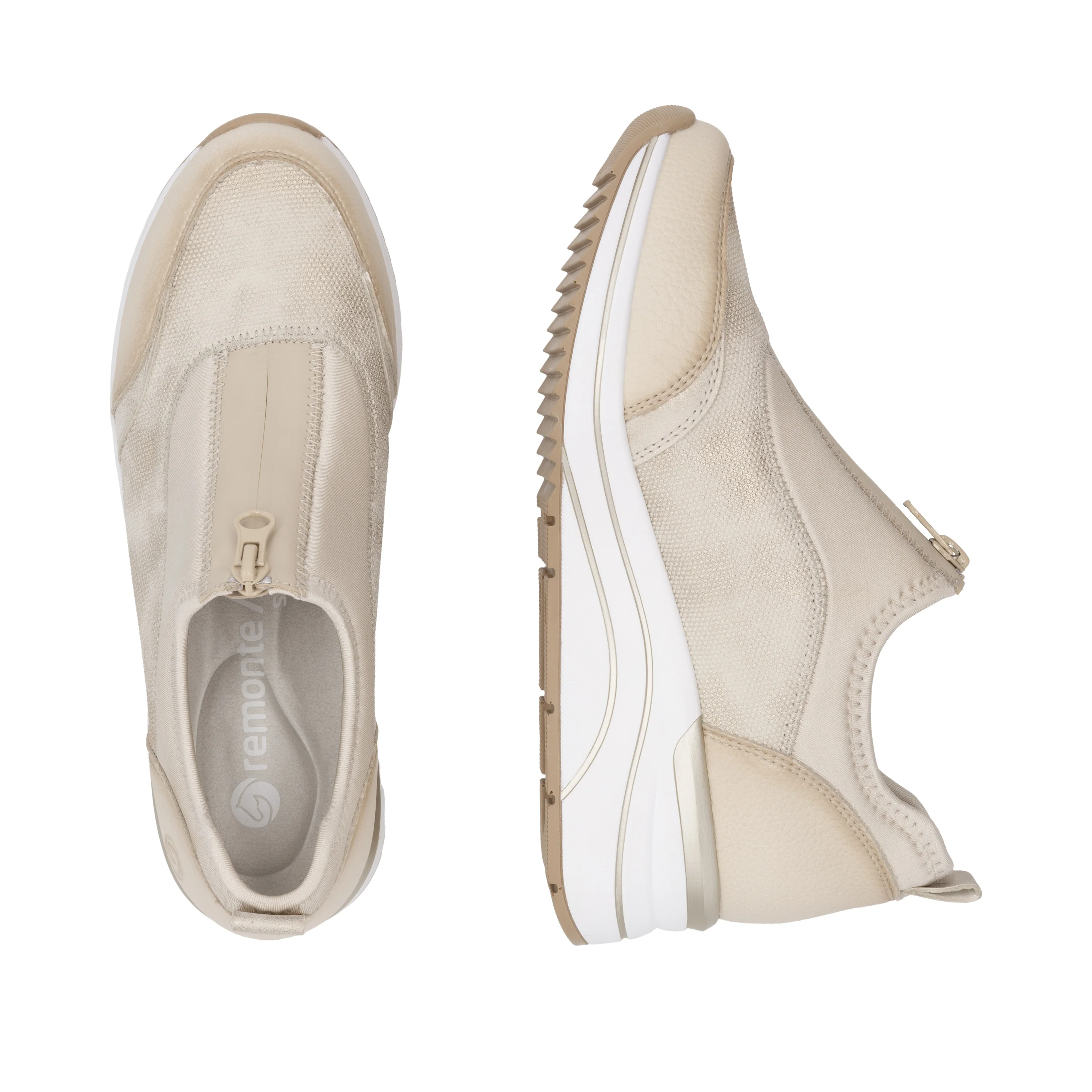remonte Woman's Shoes - Beige | D0T08-61 - Image 9