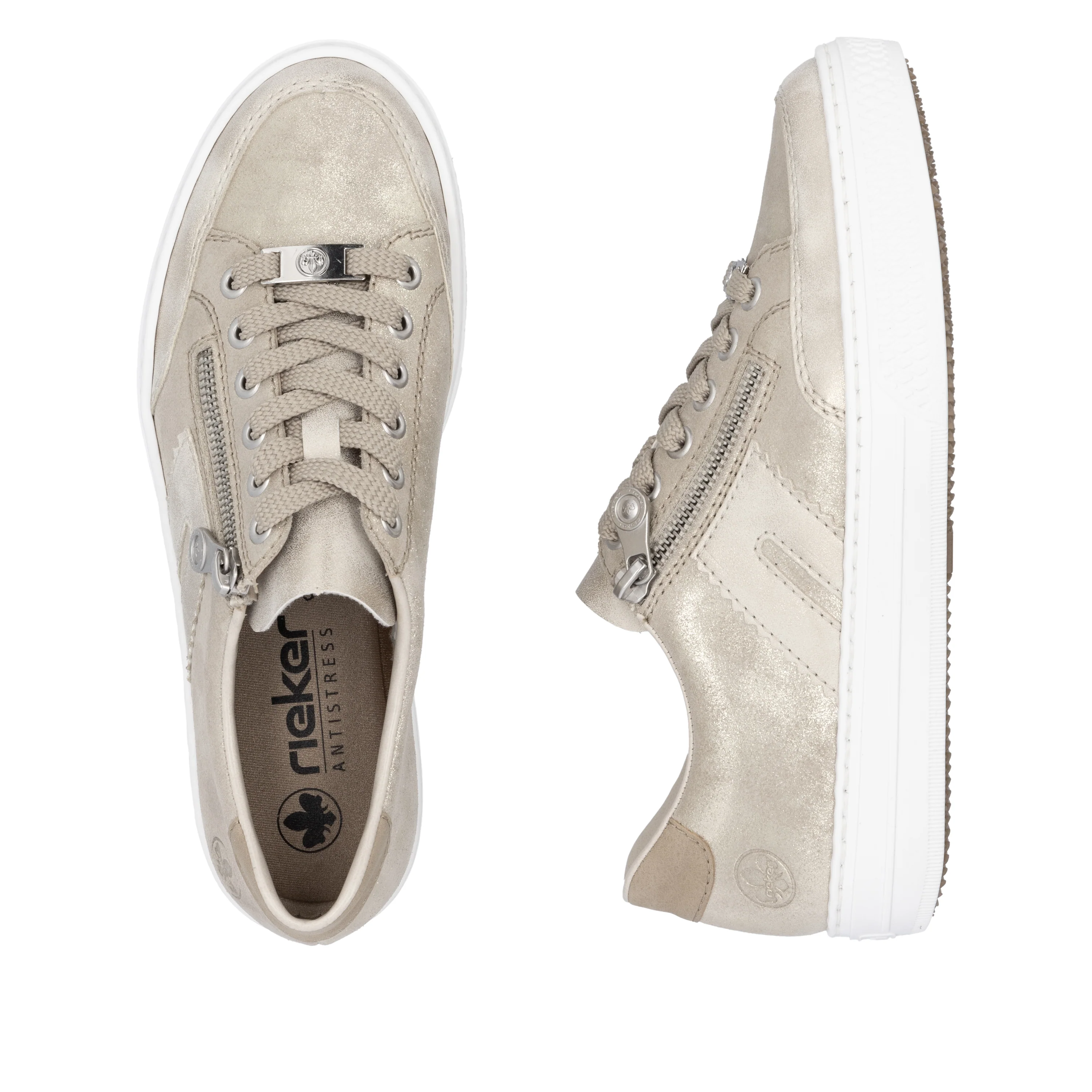 Rieker Woman's Shoes - Beige | L5903-62 - Image 9