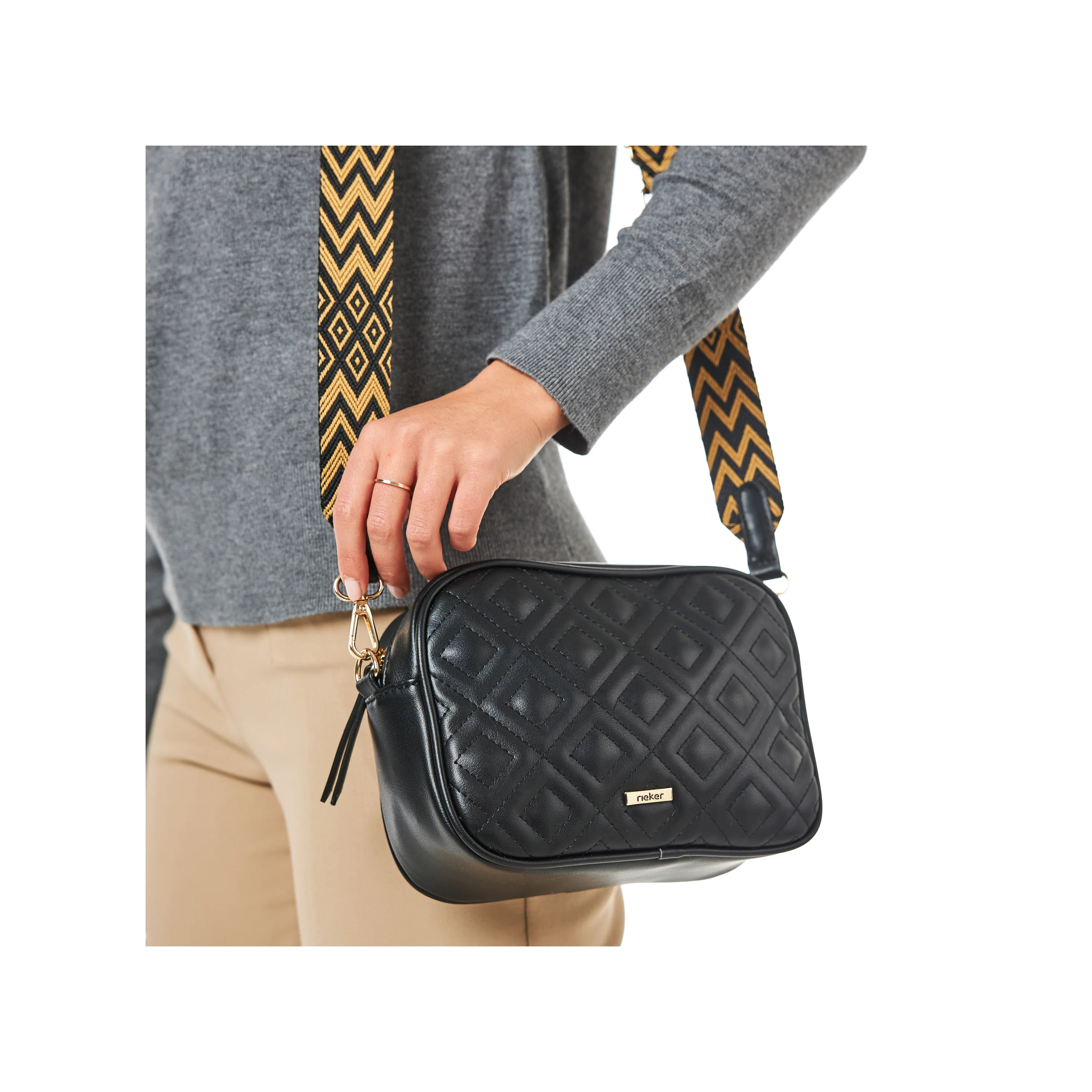 Rieker Woman's Bags - Black | H1500-01 - Image 6