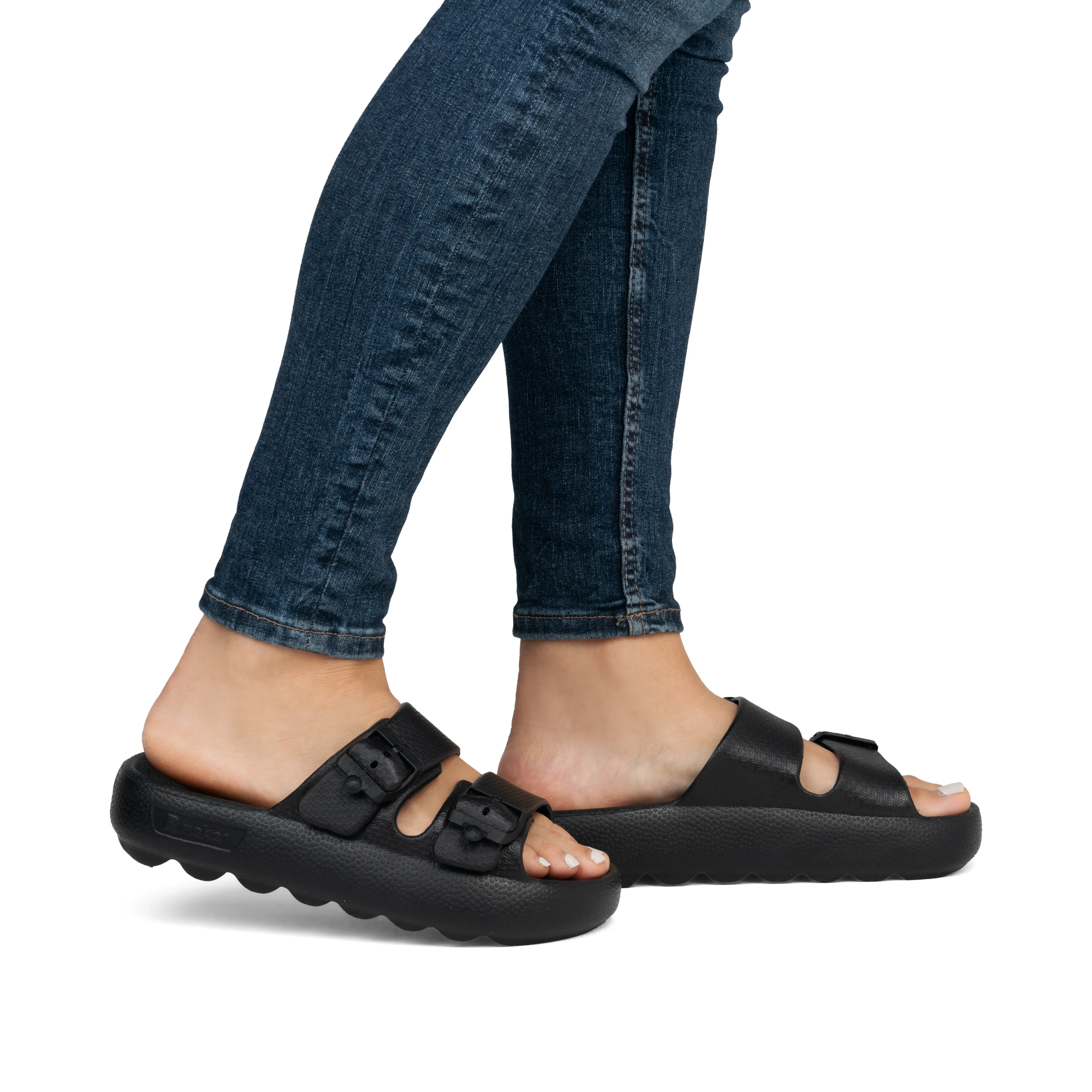 Rieker Sport Woman's Sandals - Black | P2450-00 - Image 10