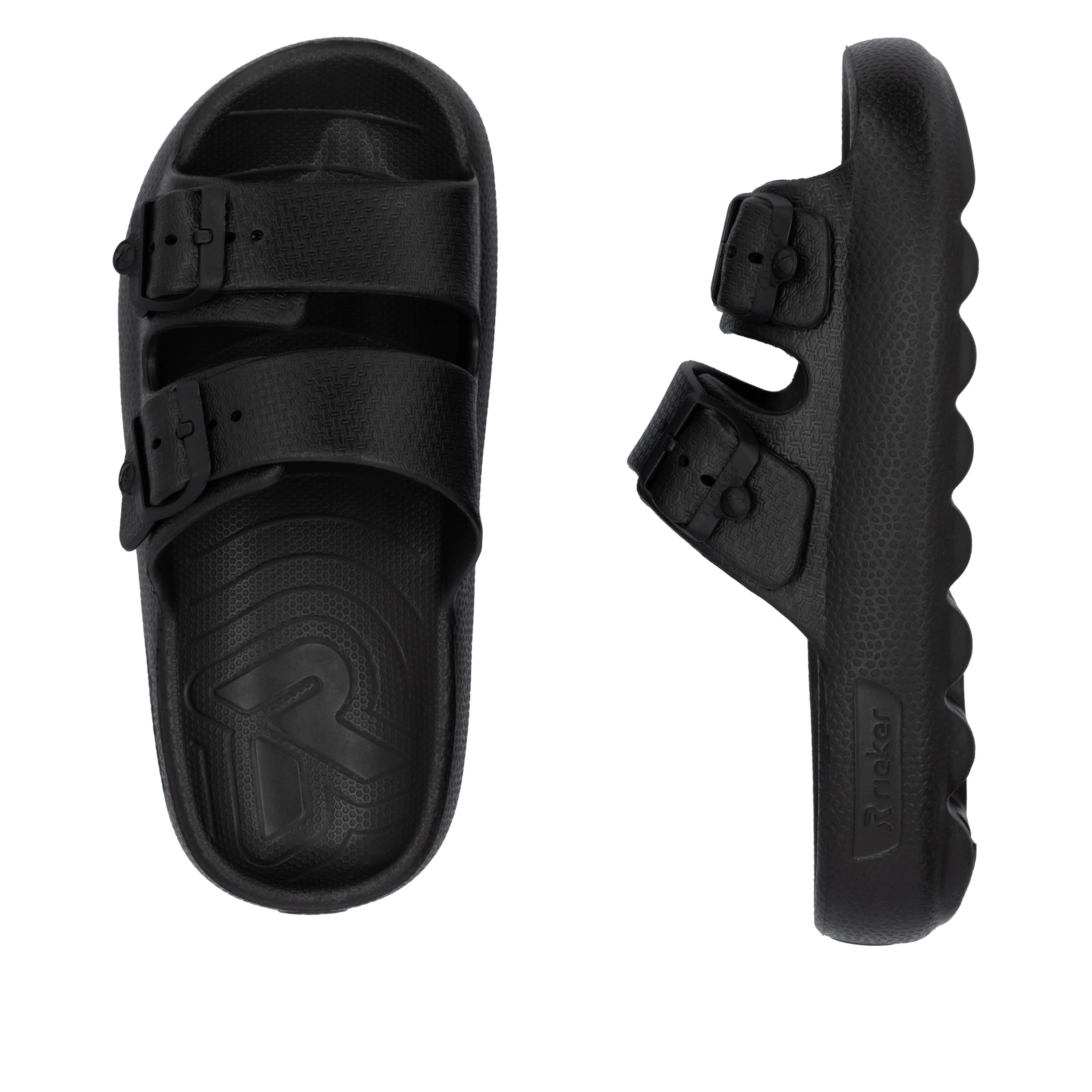 Rieker Sport Woman's Sandals - Black | P2450-00 - Image 9
