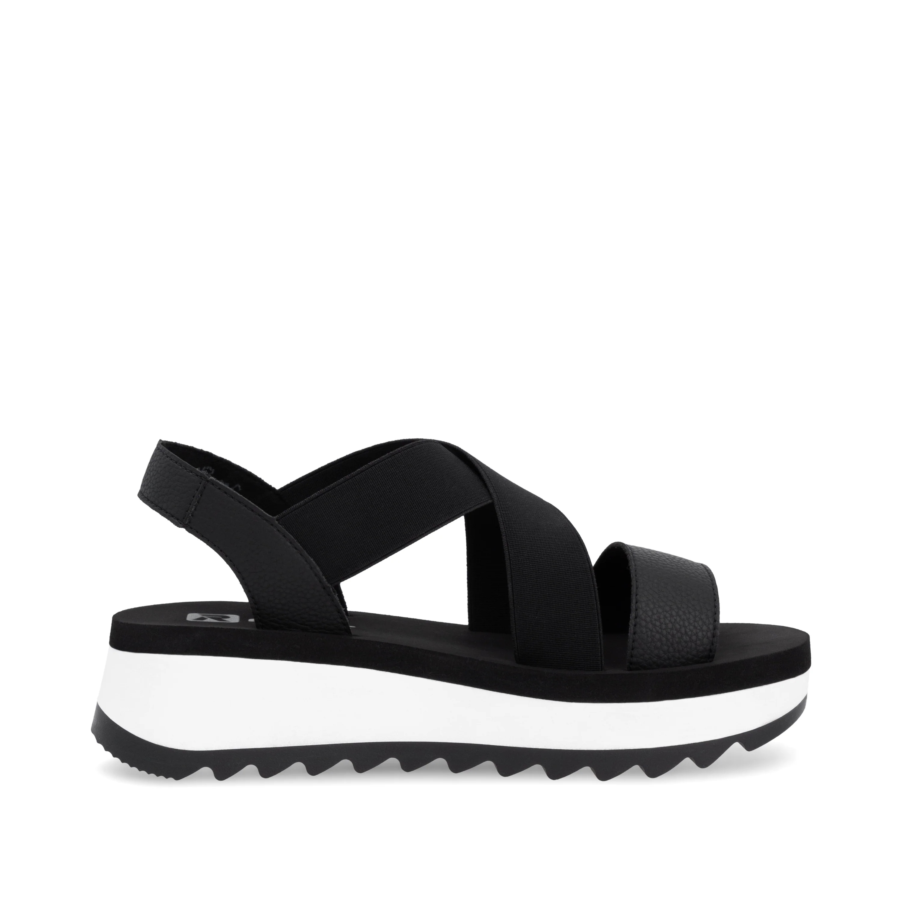 Rieker Sport Woman's Sandal - Black | W3053-00 - Image 2