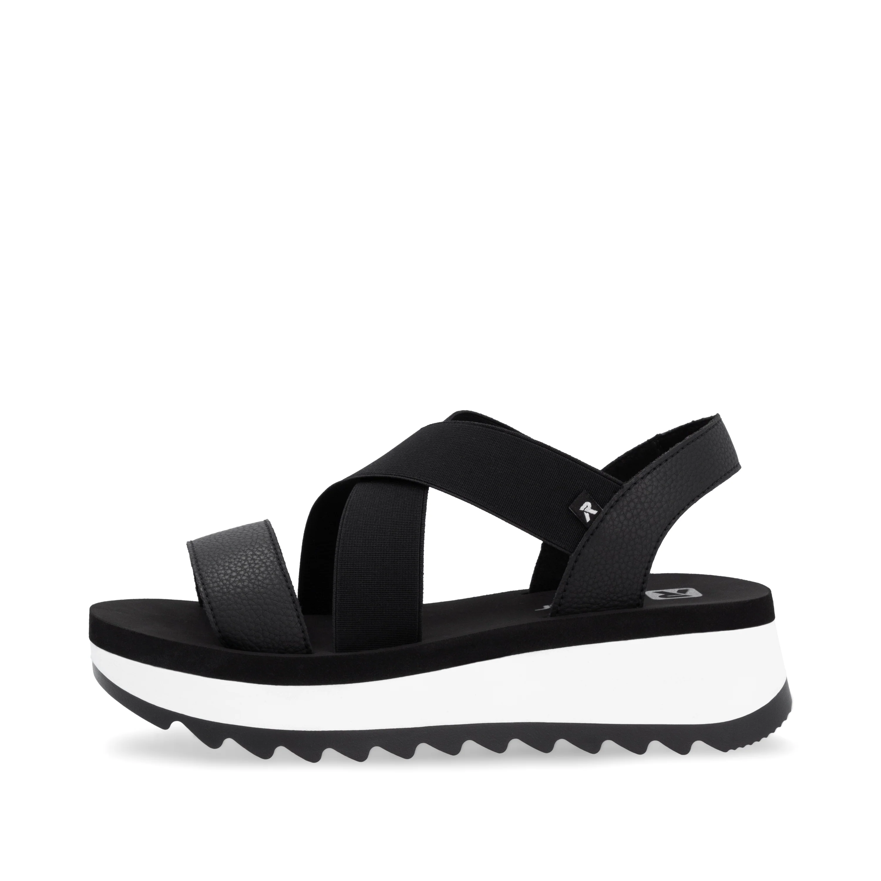 Rieker Sport Woman's Sandal - Black | W3053-00 - Image 5