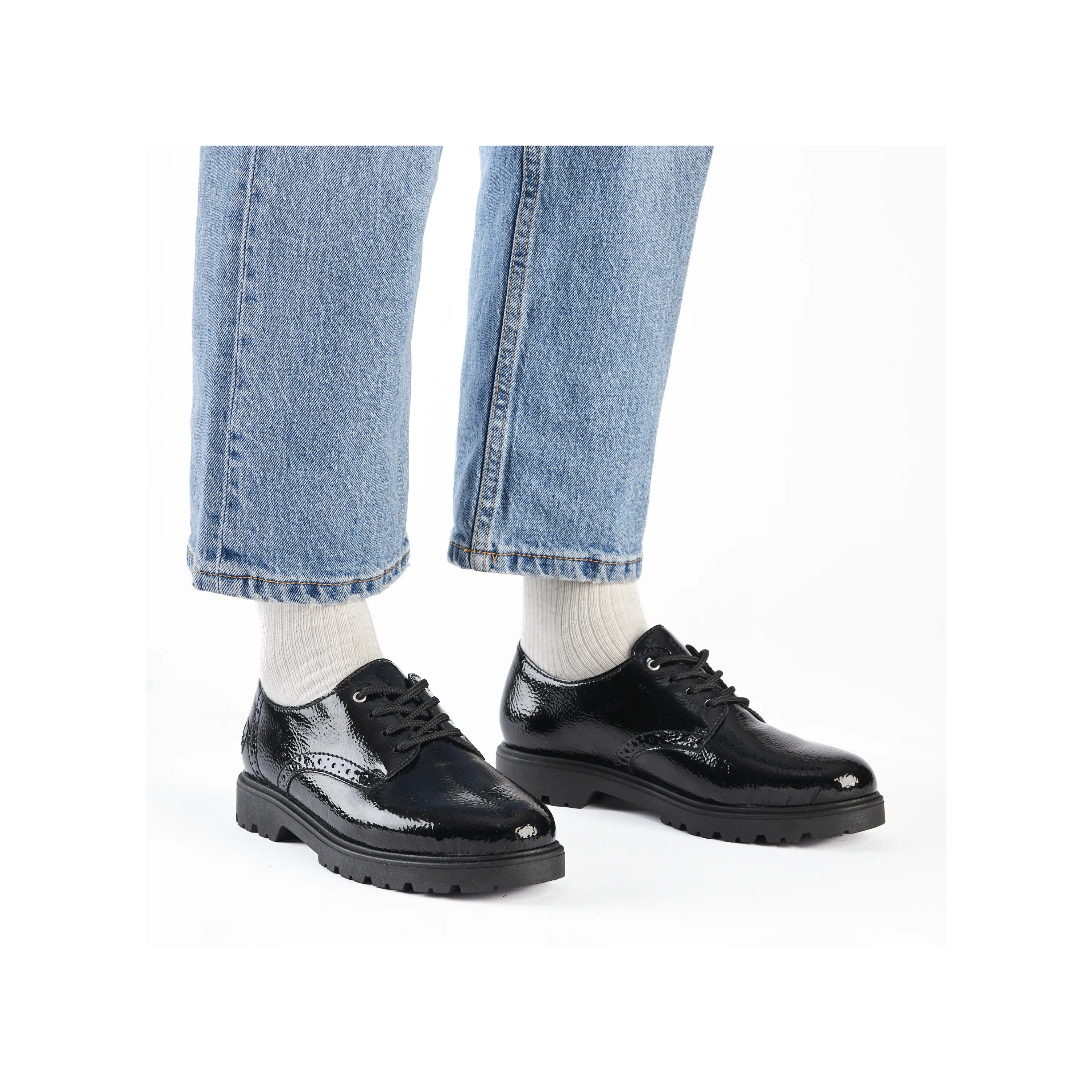 Rieker Woman's Shoes - Black | 45502-00 - Image 10