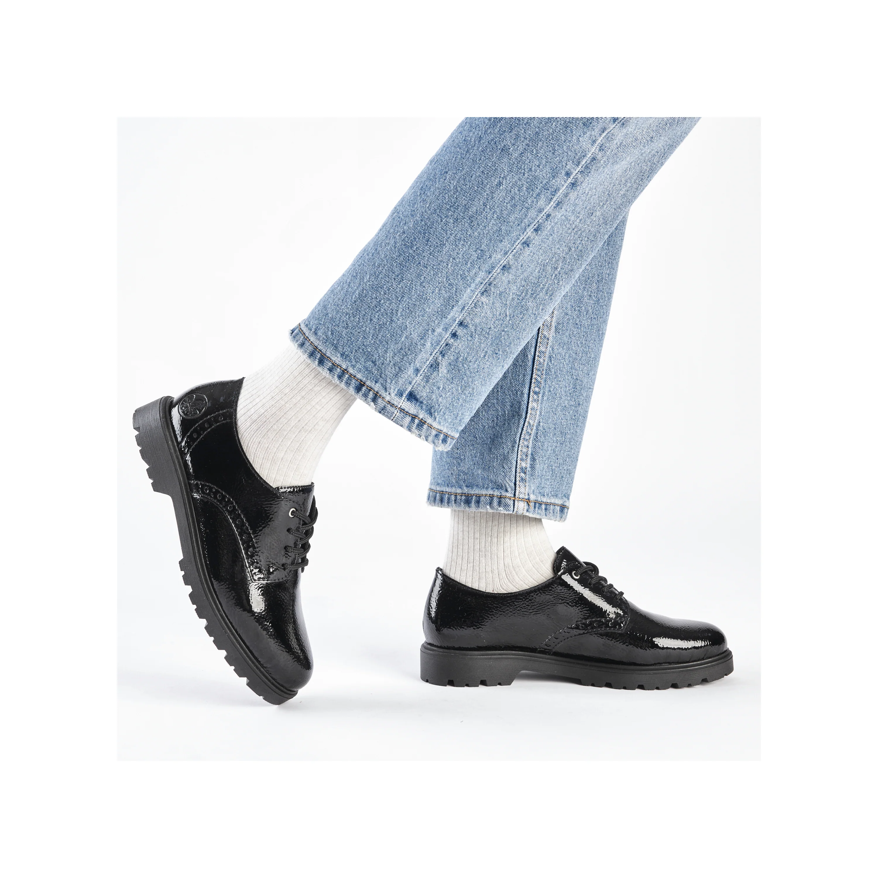 Rieker Woman's Shoes - Black | 45502-00 - Image 11